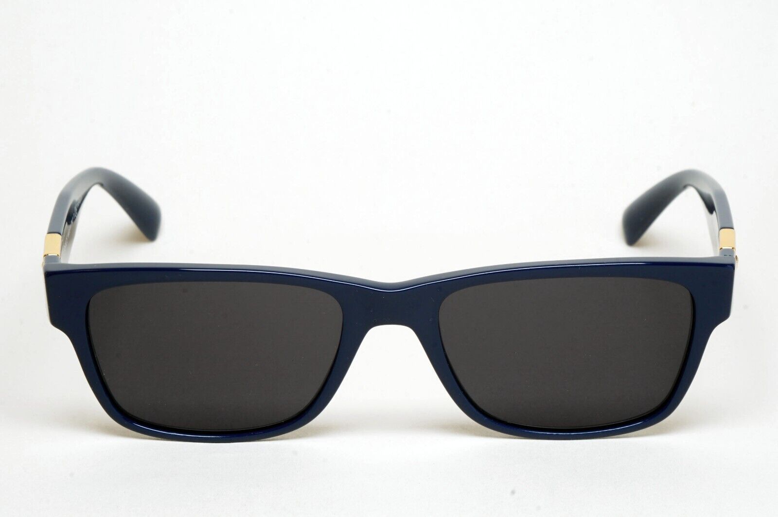 Versace Sunglasses Dark Blue Gold Medusa Square Rectangle MOD VE 3295 5342 54mm