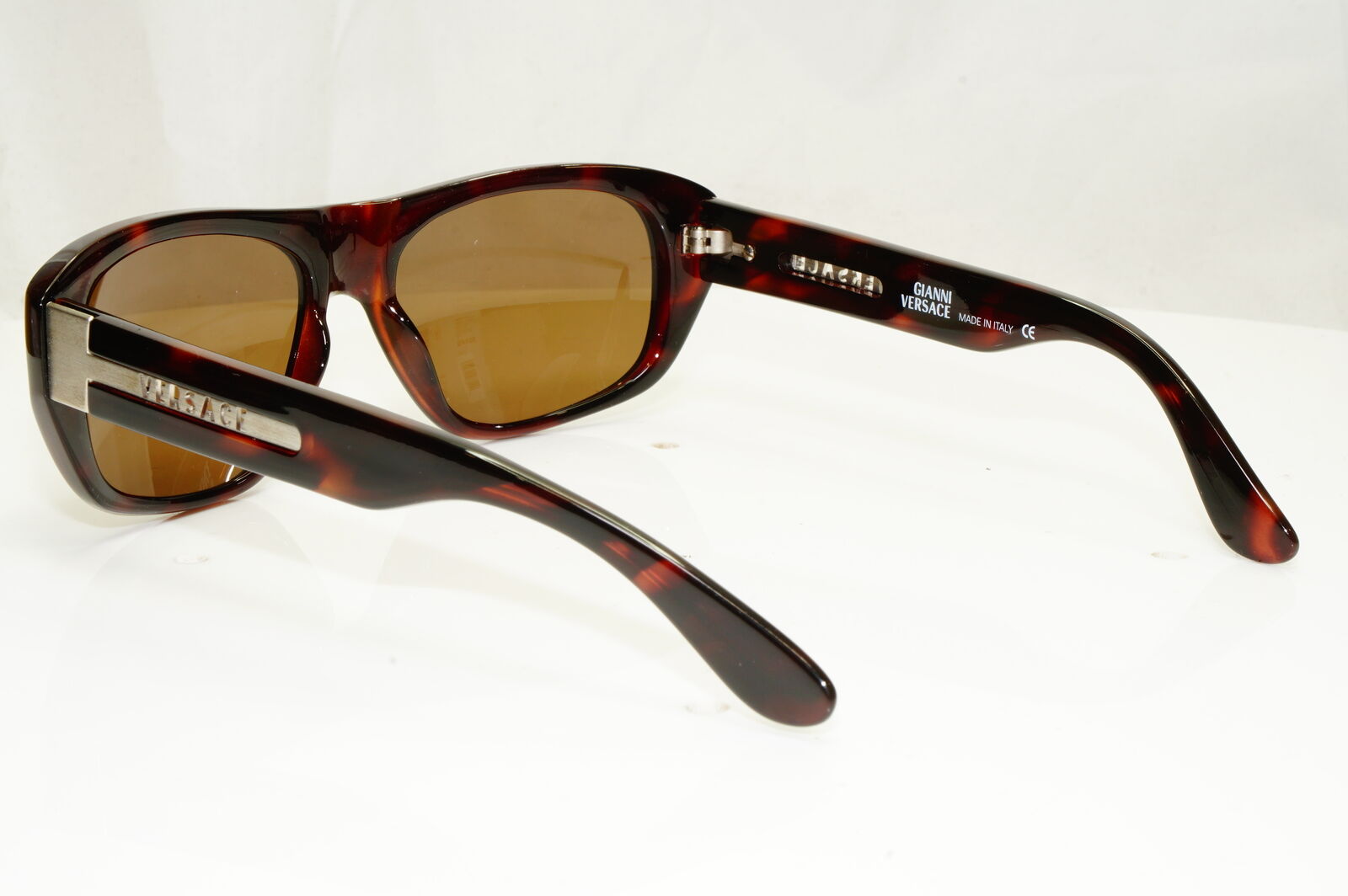 Gianni Versace 1996 Mens Vintage Brown Square Sunglasses GV MOD 464/B COL 900