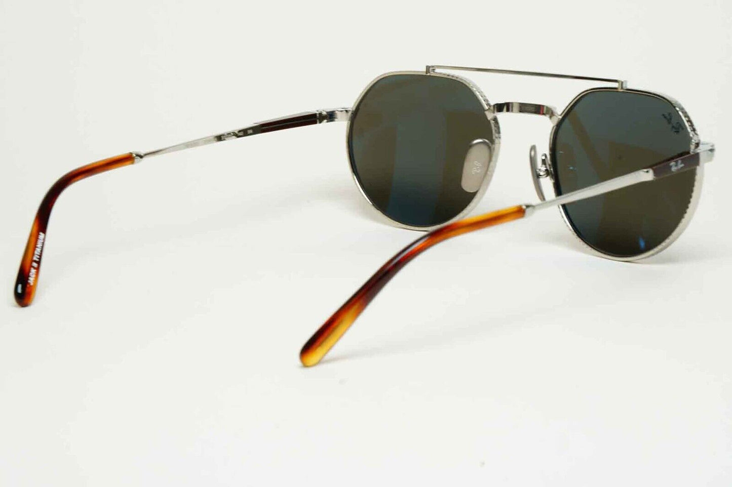 Ray-Ban Sunglasses Jack II Titanium Mirror Blue Silver Grey RB 8265 3139/O4 51mm