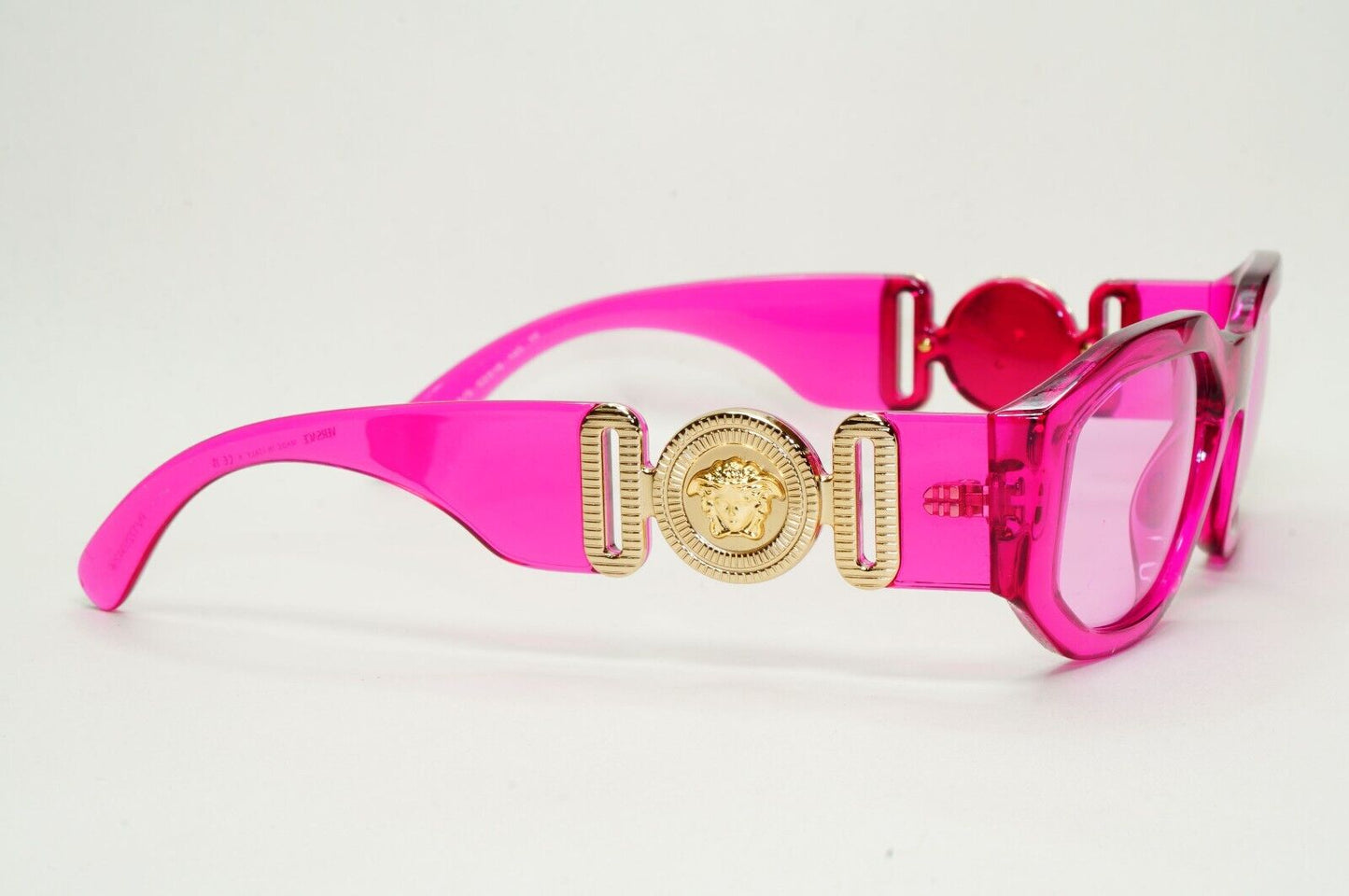 Versace Sunglasses Biggie Medusa Fuchsia Transparent Pink MOD VE 4361 5334/5