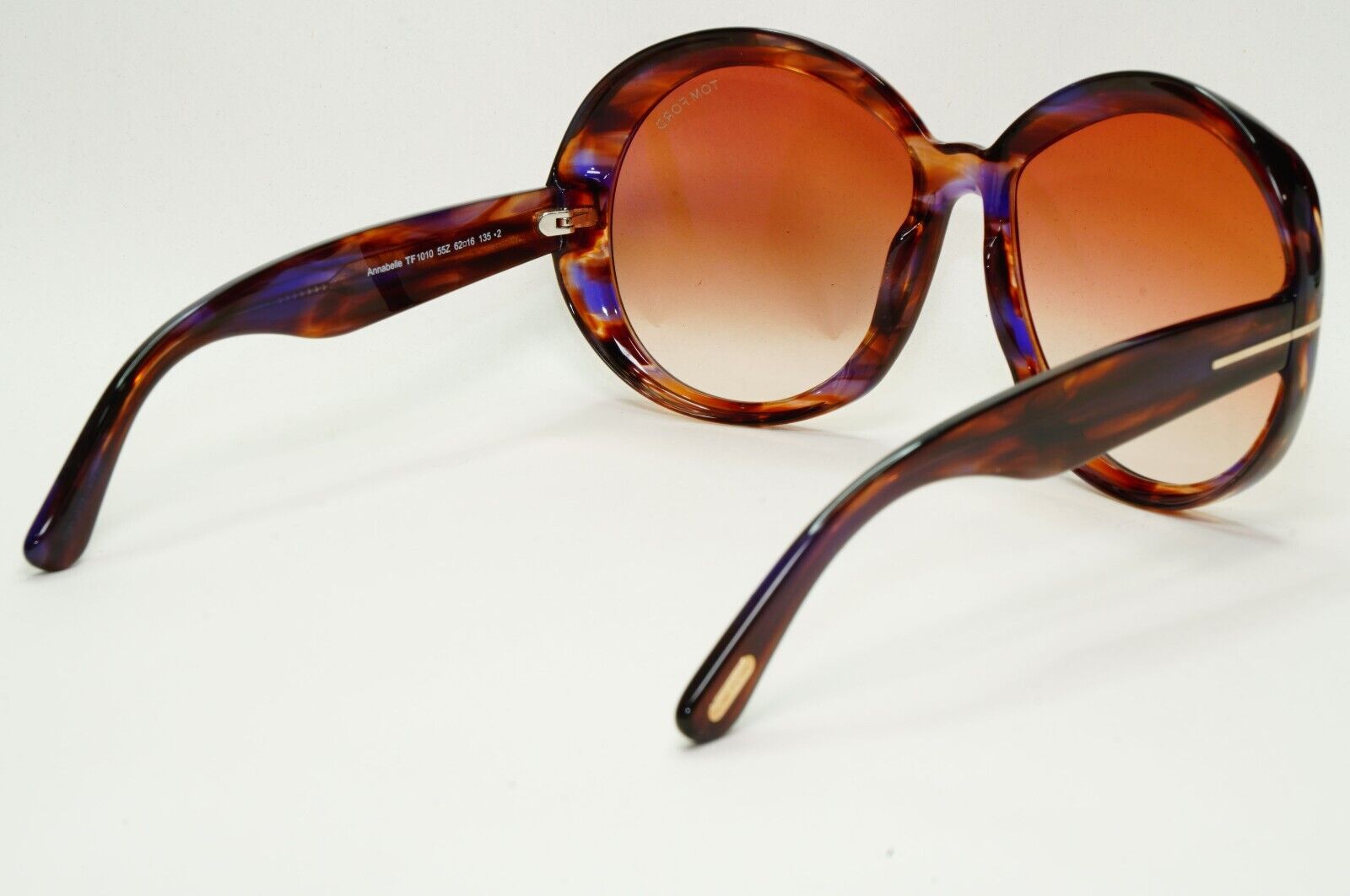Tom Ford Sunglasses Annabelle Brown Havana Oversized Large FT1010 TF 1010 55Z