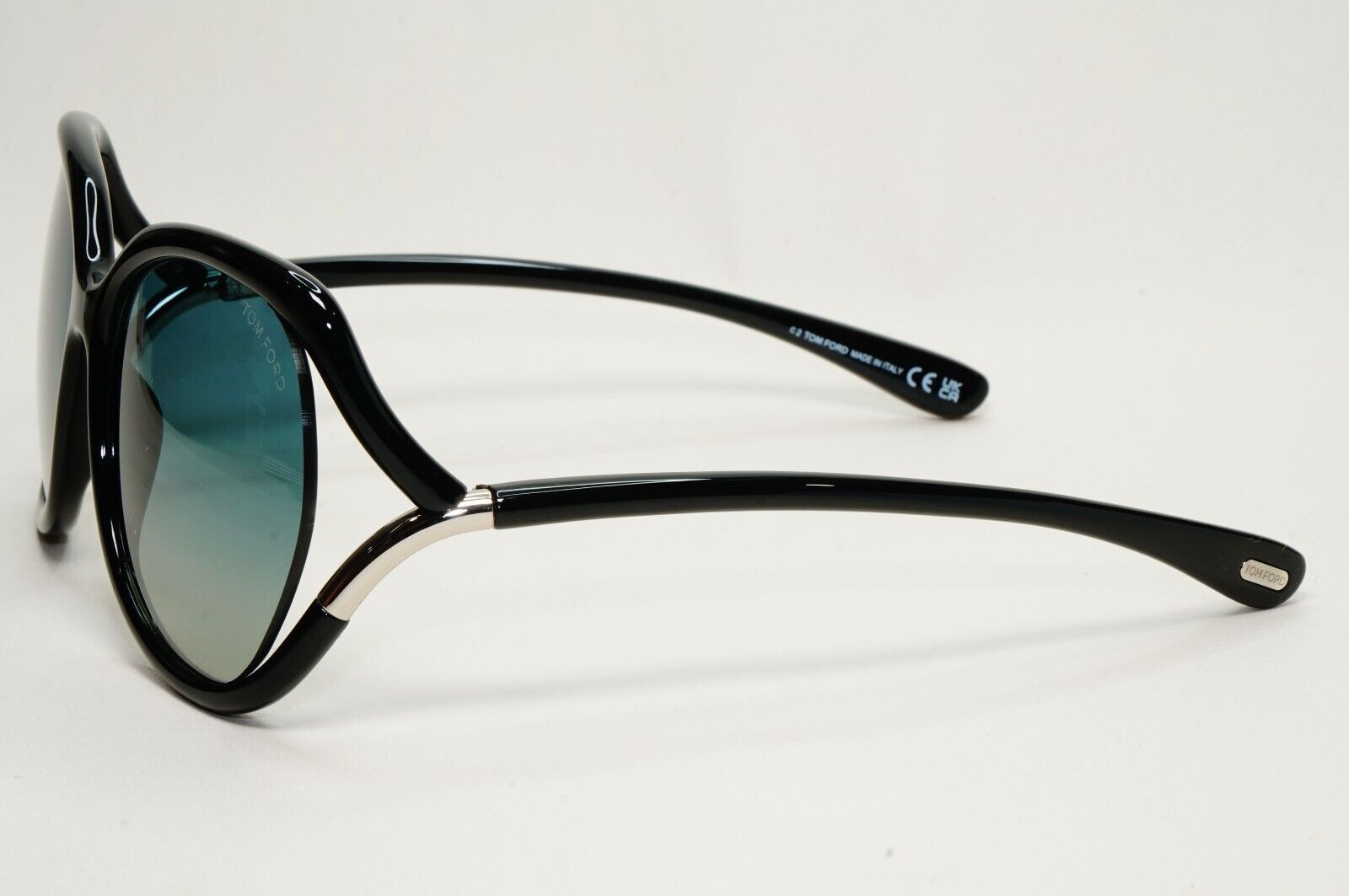 Tom Ford Sunglasses Anouk-02 Black Green Grey Gradient Square FT0578 TF 578 01B