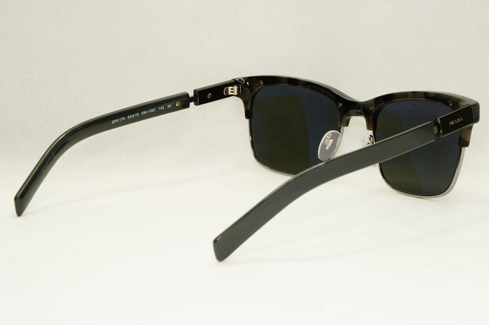 Prada Sunglasses Glass Lens Dark Grey Tortoise PR17XS SPR 17X 08A-09C 54mm