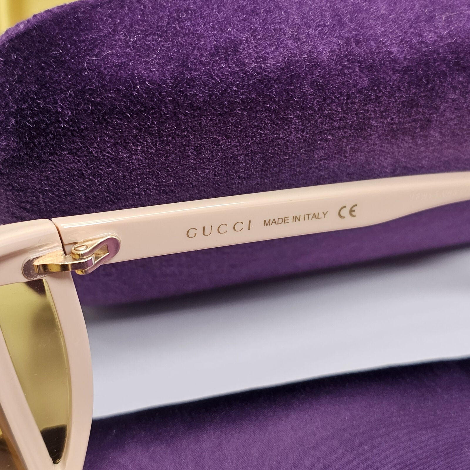Gucci Sunglasses 2019 Beige Brown Square Oversized Large GG 0467S 005 130224
