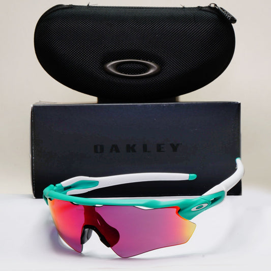 Oakley Sunglasses OO 9208 Radar Polarized EV Path Shield Green Prizm Road C6 CUS