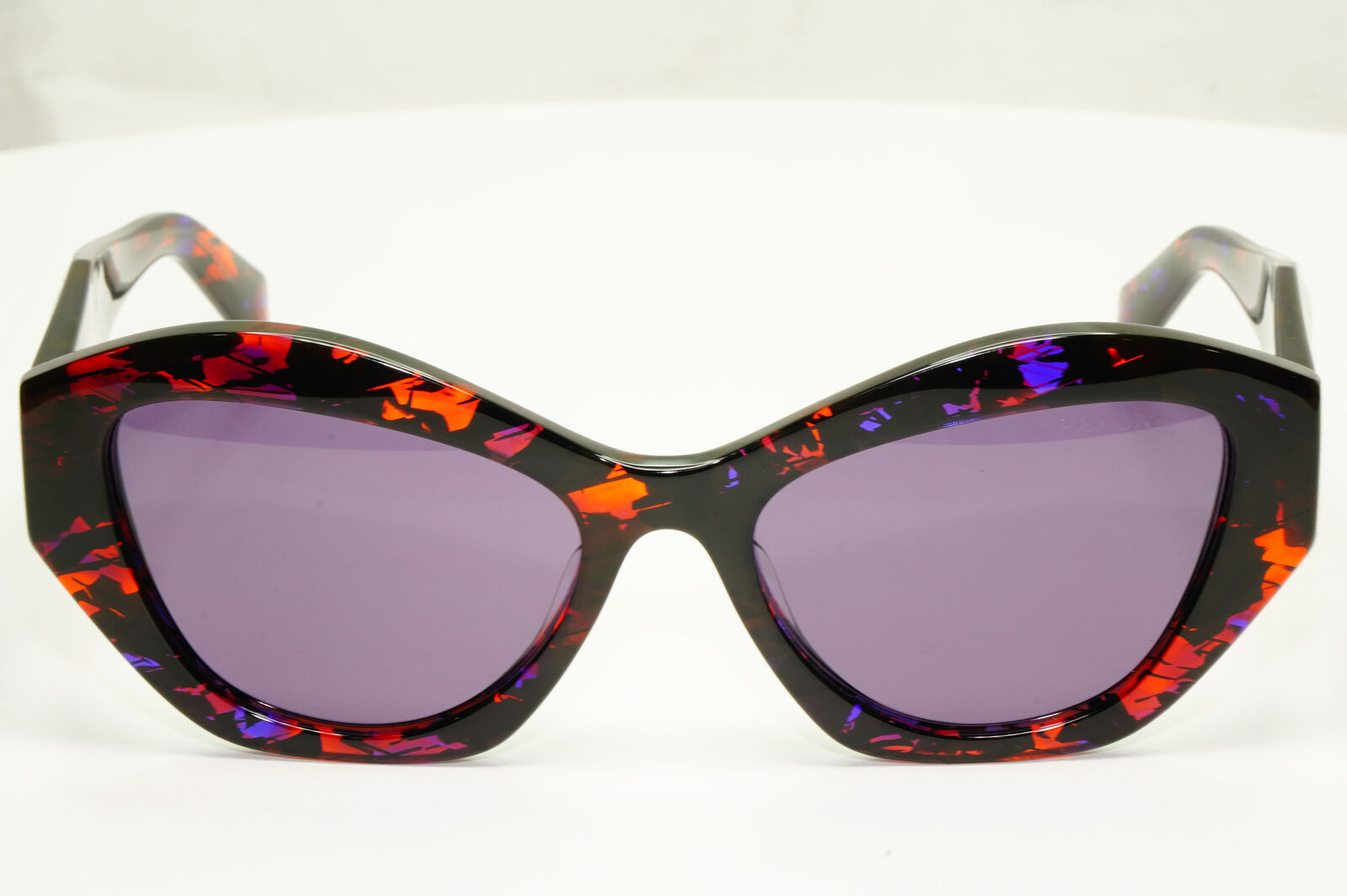 Prada Symbole Marble Sunglasses Black Orange Violet PR07YSF SPR 07Y F 06V-6O2