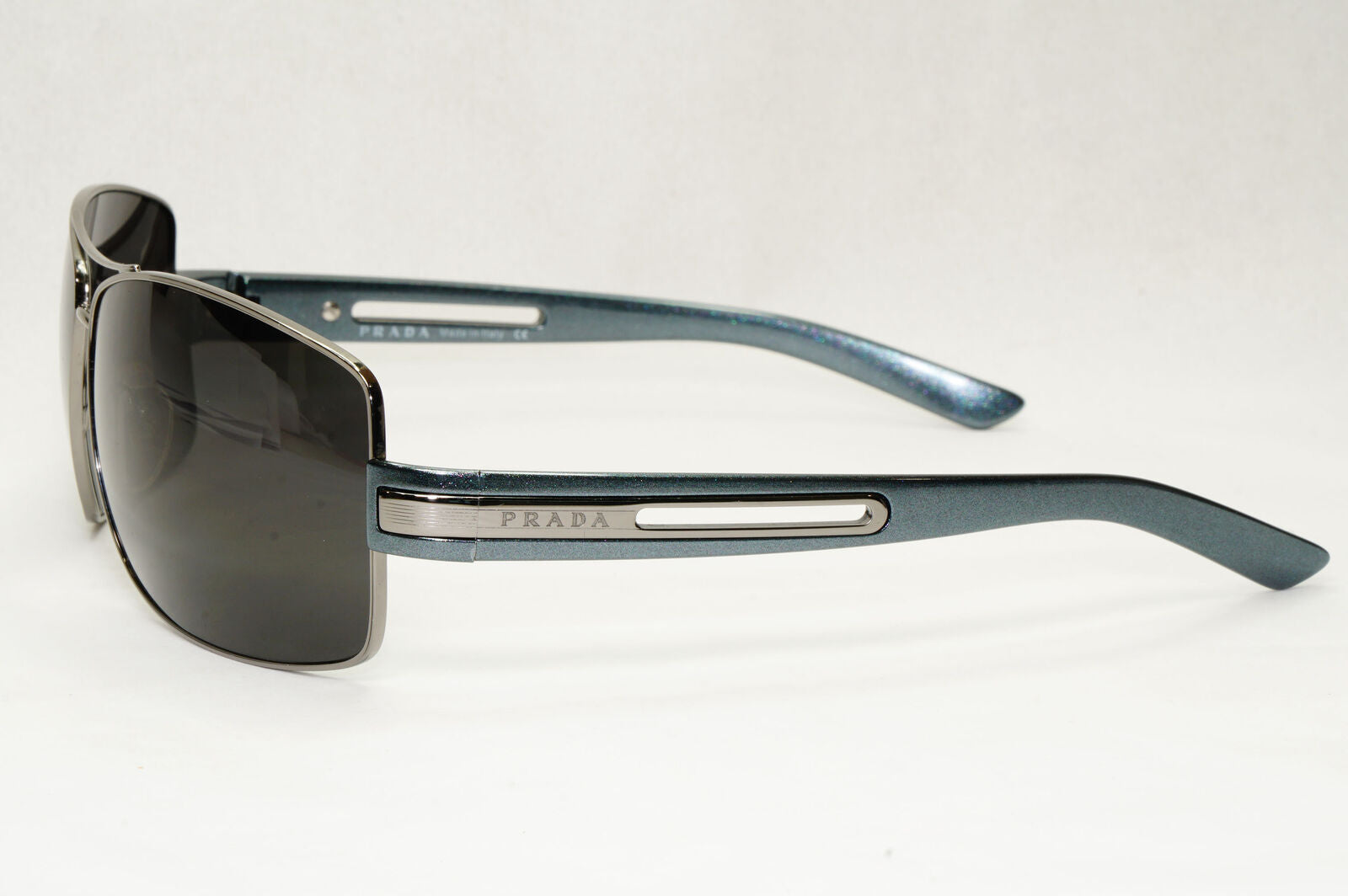 Prada Sunglasses 2011 Grey Metallic Silver Wrap PR54IS SPR 54I 5AV-4S1 131223