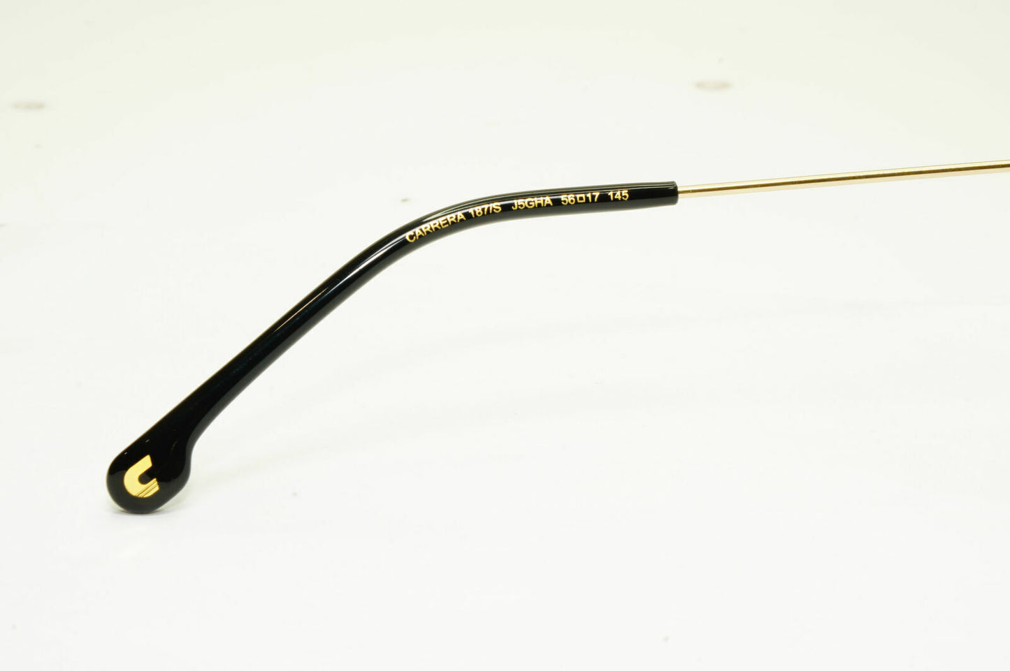 Carrera Gold Sunglasses Pilot Brown Gradient Fade Mens Metal 187 J5GHA 56mm