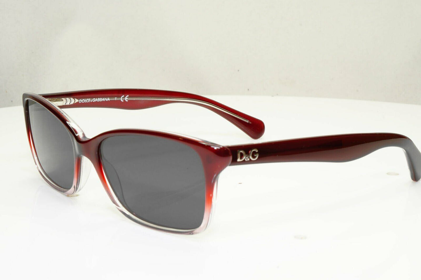 Dolce & Gabbana Burgundy Sunglasses Black Rectangle Bordo D&G DD 1246 2001 30171
