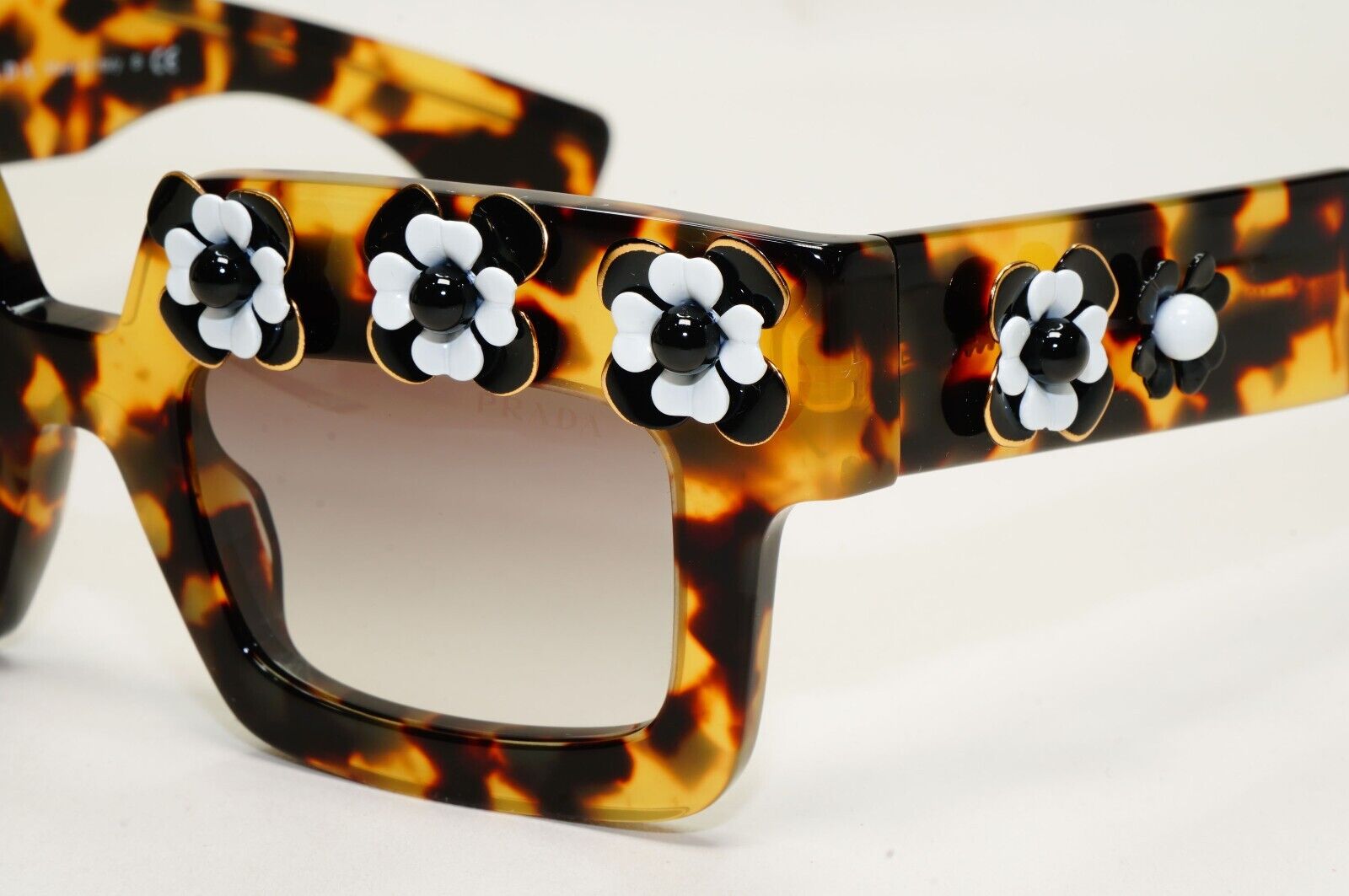 Prada Sunglasses 2014 Limited Edition Poeme Flowers Brown PR25PS SPR 25P 7S0-0A7