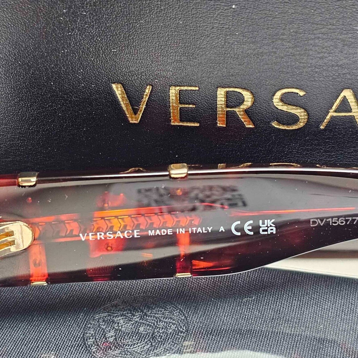 Versace Sunglasses Brown Gold Medusa Rectangle MOD VE 4454 5437/73 55mm