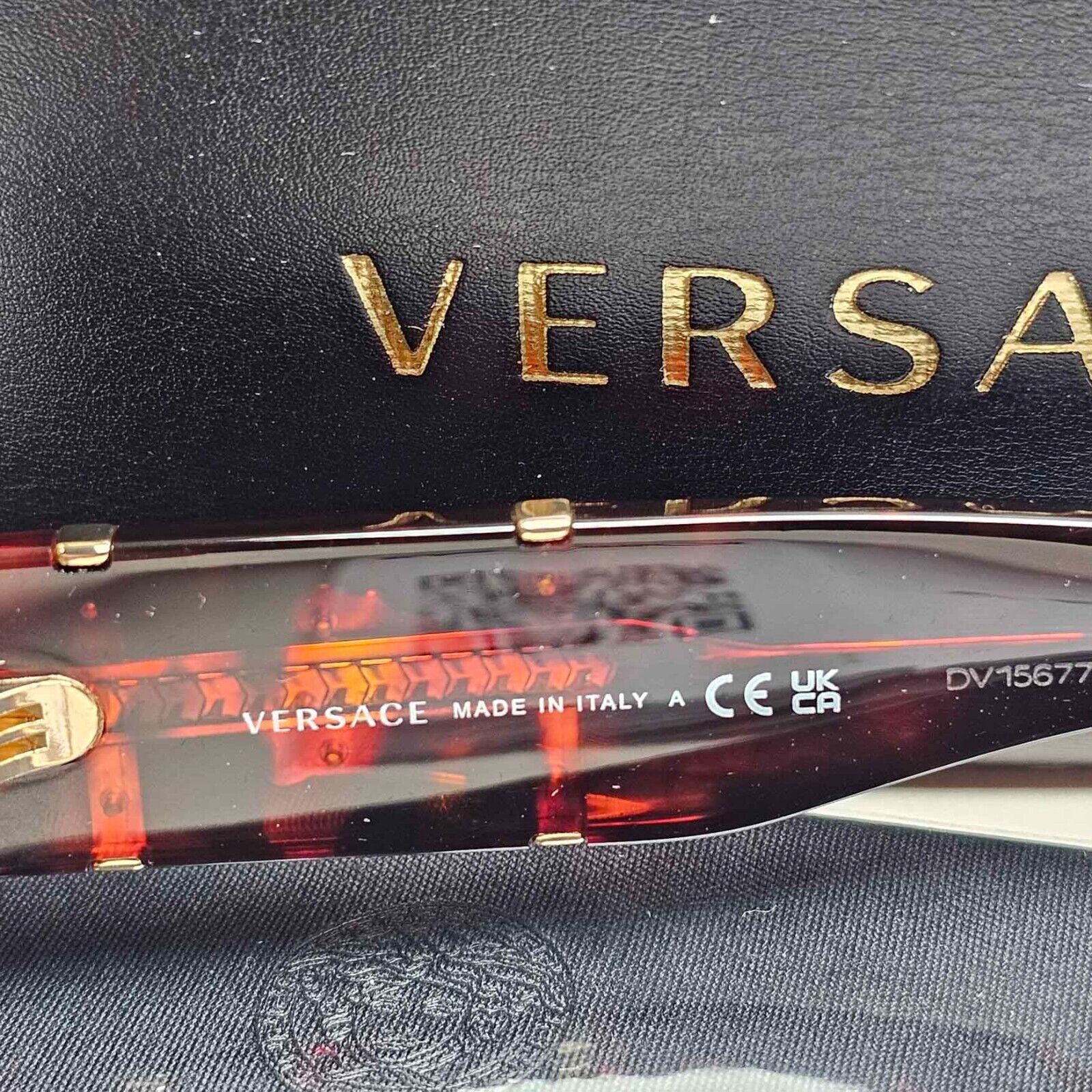 Versace Sunglasses Brown Gold Medusa Rectangle MOD VE 4454 5437/73 55mm