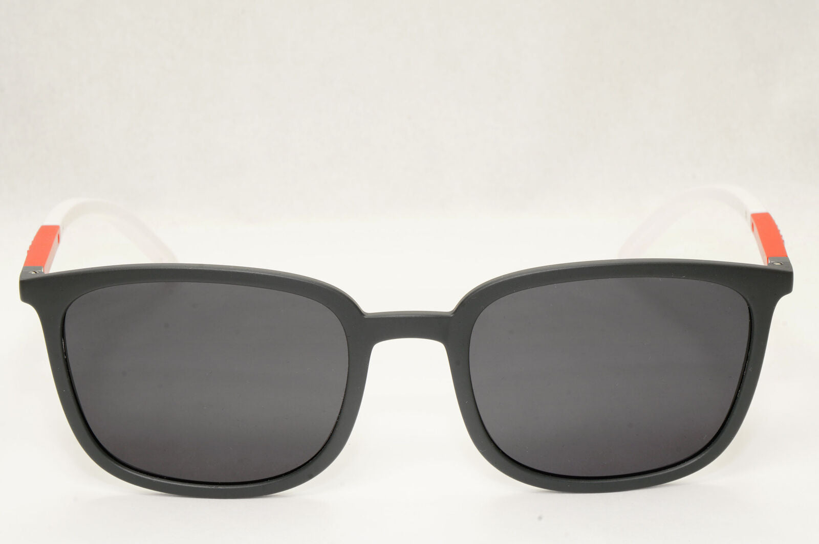 Prada Sunglasses Black Red White Square PS05NV VPS 05N UFK-1O1 54mm