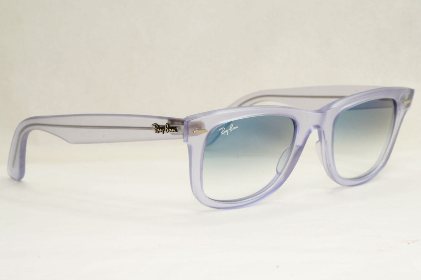 Ray-Ban Sunglasses Wayfarer Ice Pop Grape Transparent Blue RB 2140 6060/3F 50mm