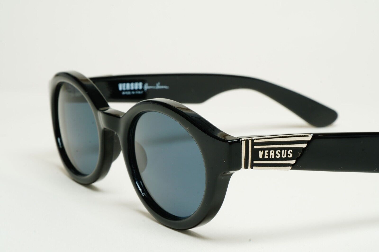 Versus Sunglasses 1996 by Gianni Versace Vintage Black Grey MOD EZ9 COL 852