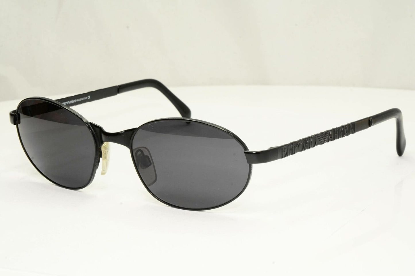 Emporio Armani 1997 Vintage Sunglasses Mens Womens Metal Black Square 107-S 706