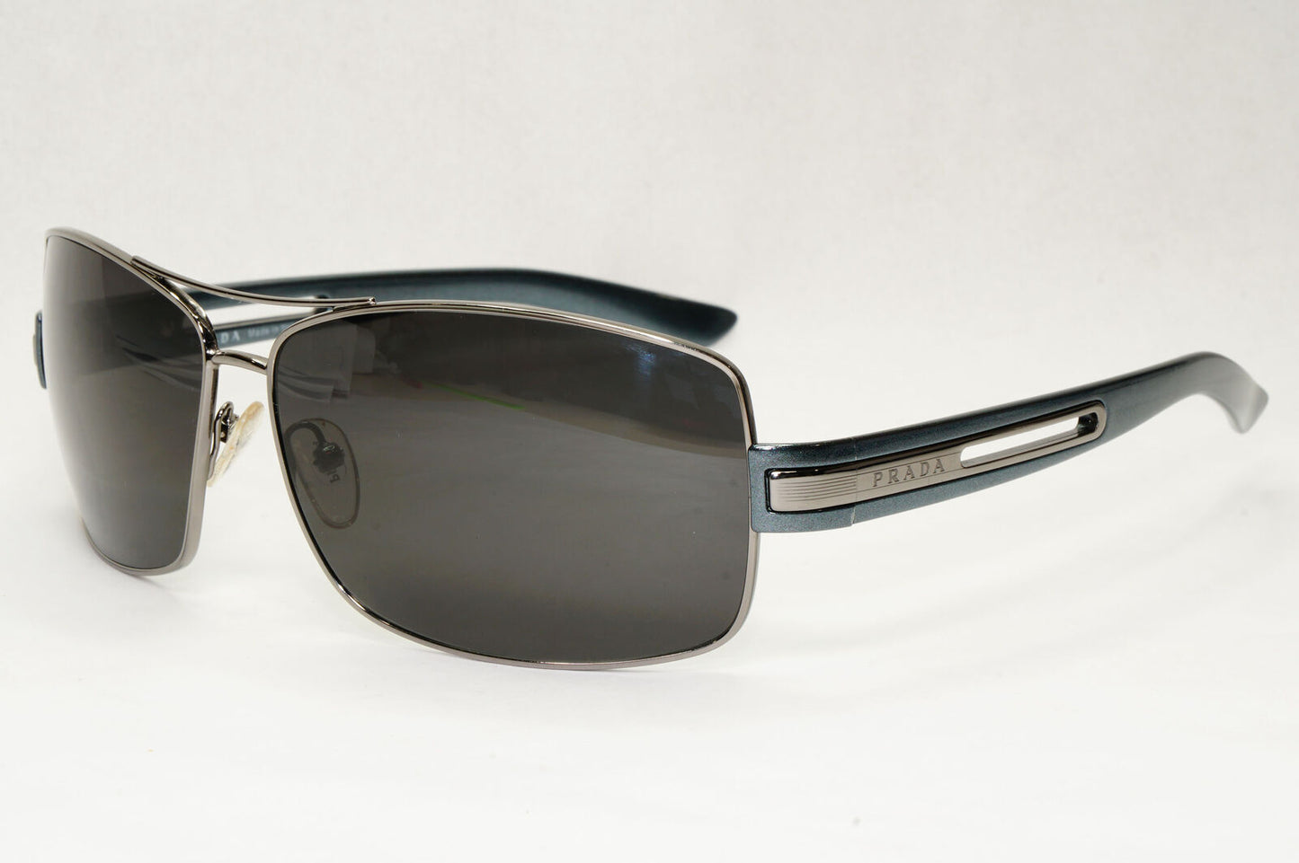 Prada Sunglasses 2011 Grey Metallic Silver Wrap PR54IS SPR 54I 5AV-4S1 131223