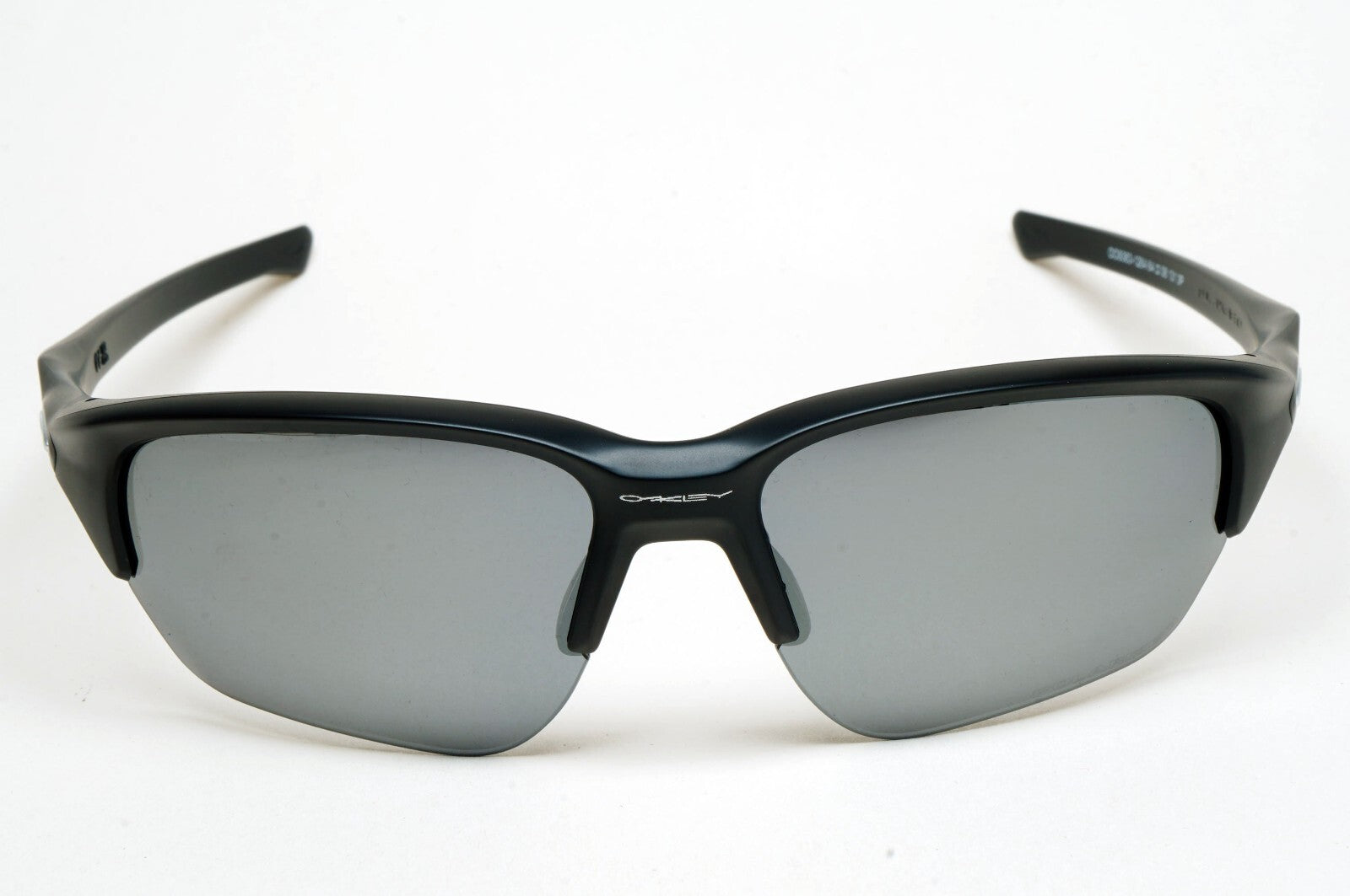 Oakley Sunglasses Polarized Flak Beta Black Matte Iridium Wrap OO 9363 12
