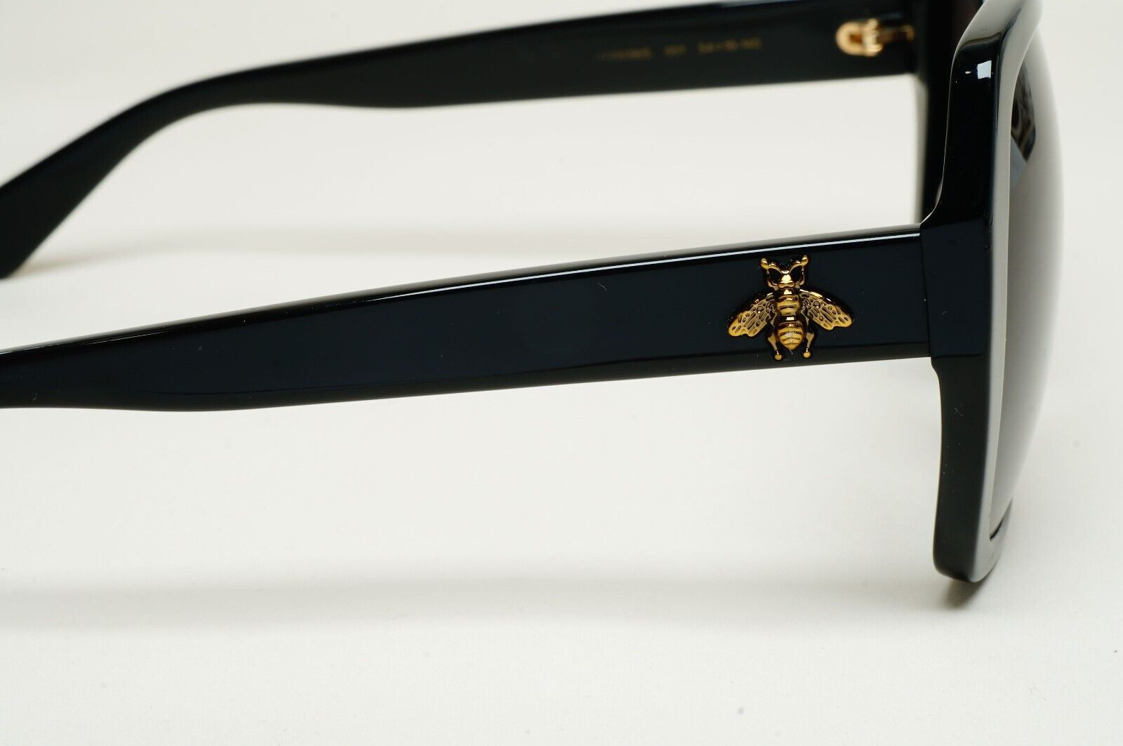 Gucci Sunglasses 2017 Bee Black Square Oversized Large GG0096S 001 120125