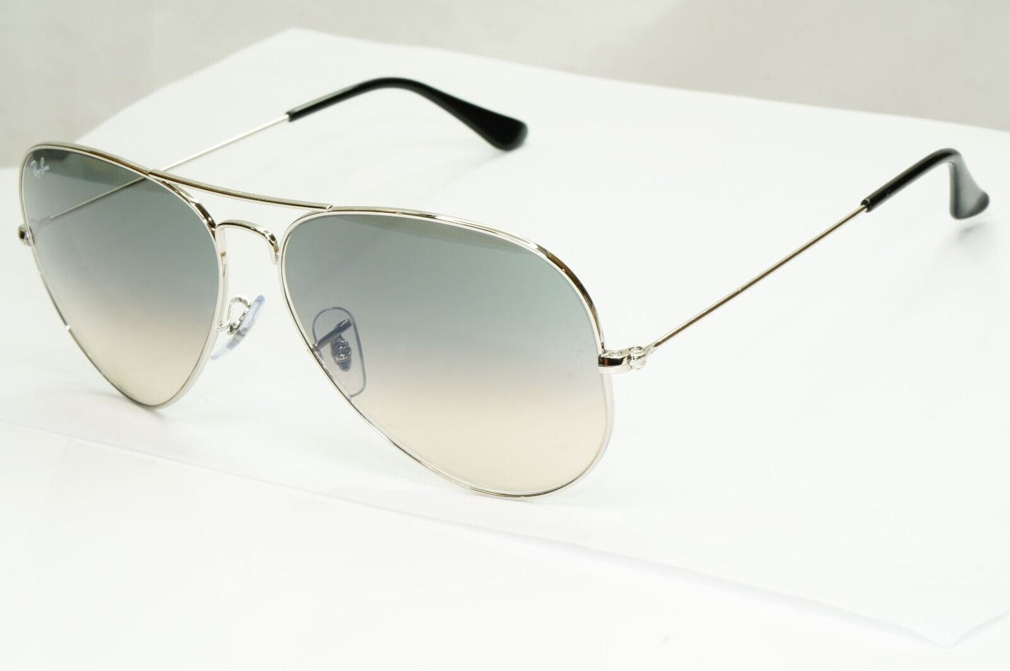 Ray-Ban Sunglasses Aviator Silver Grey Gradient Large Metal RB 3025 003/32 62mm