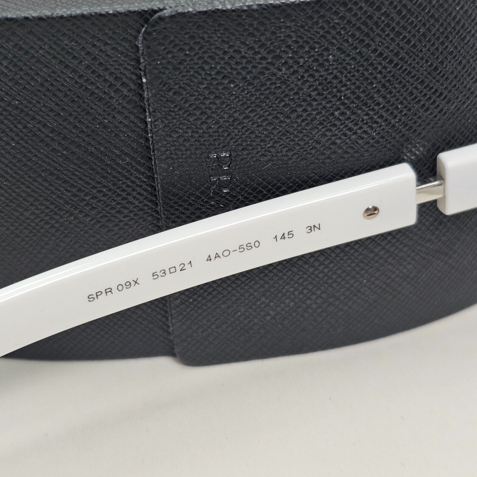 Prada Sunglasses 2019 White Square Black PR09XS SPR 09X 4AO-5S0 120824