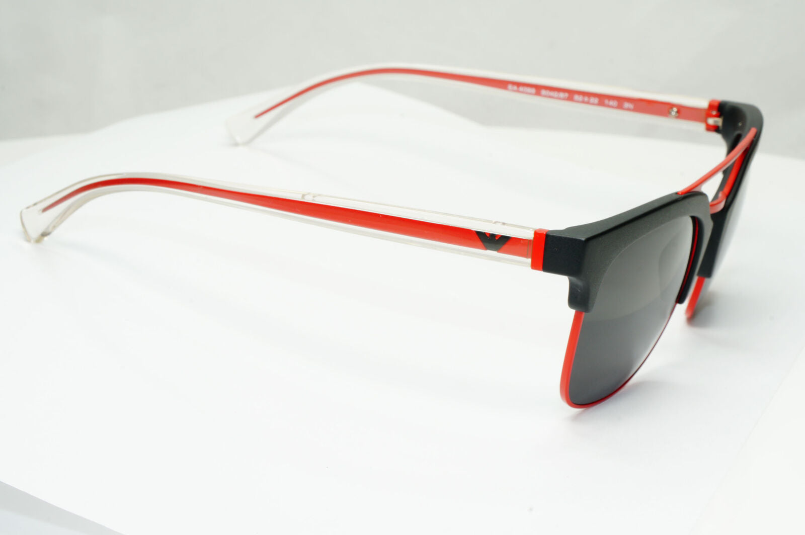 Emporio Armani Sunglasses Red Black Square Mens EA 4093 5042/87 141122