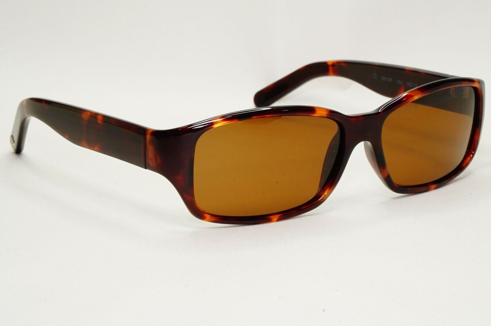 Calvin Klein Sunglasses 2005 Vintage Polarized Brown Tortoise 3051SP 004 121124