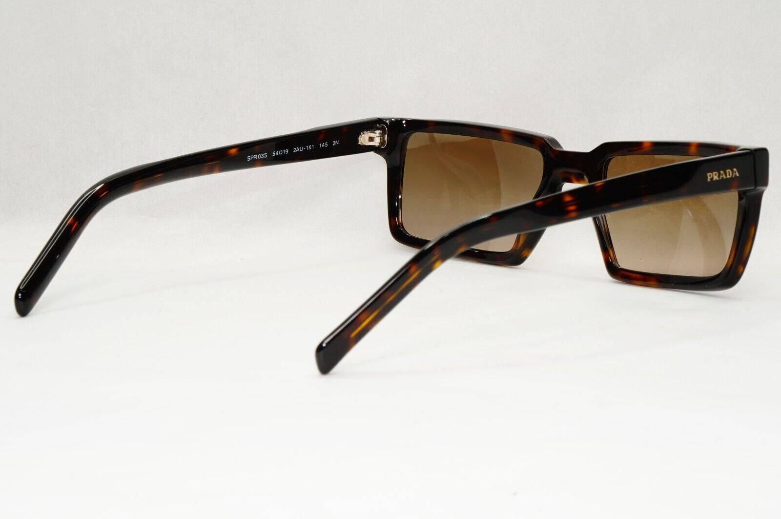 Prada Sunglasses Technique Brown Tortoiseshell Square PR03SS SPR 03S 2AU-1X1