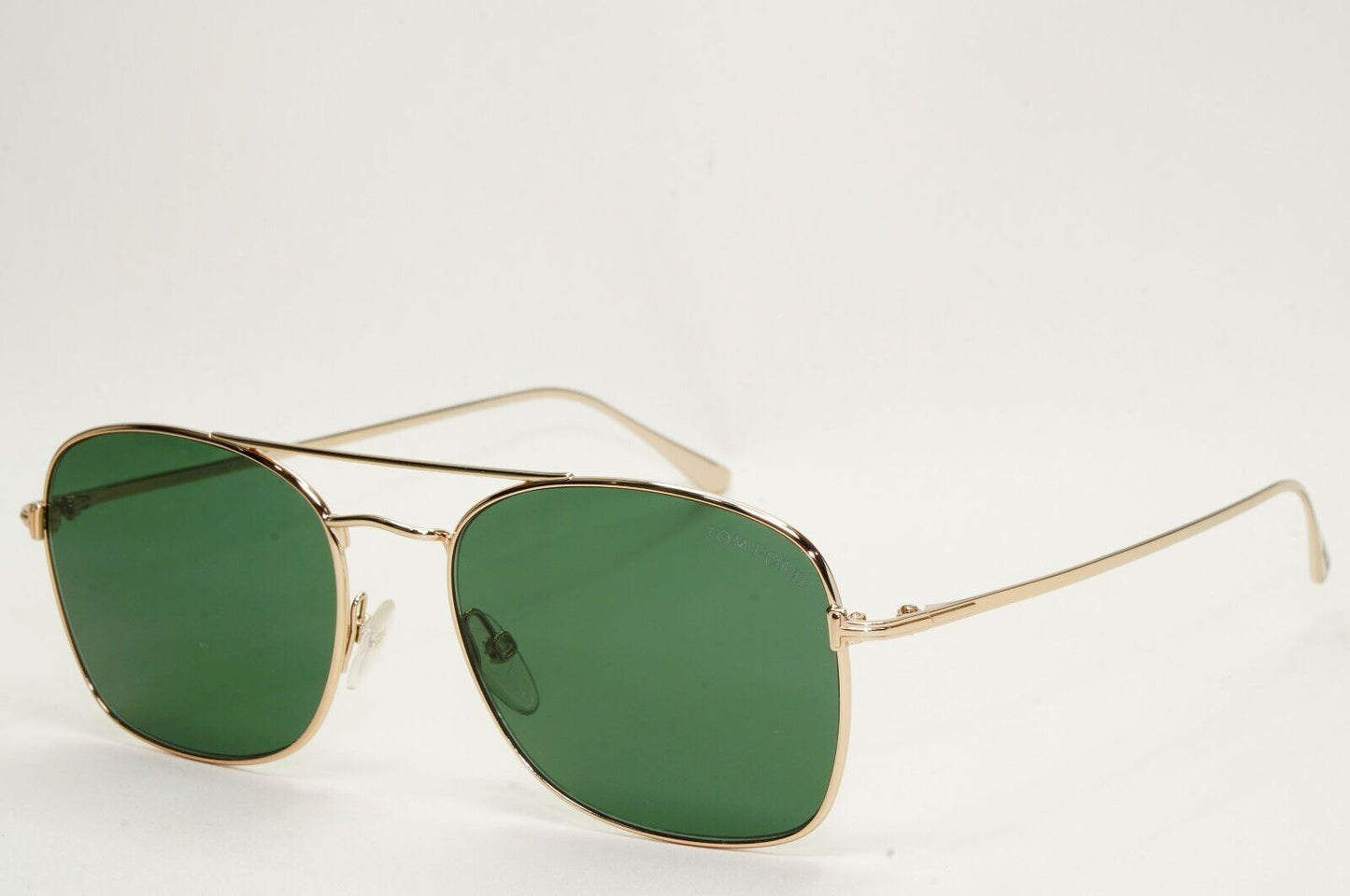Tom Ford Sunglasses Luca-02 Gold Green Pilot FT0650 TF 650 28N 55mm