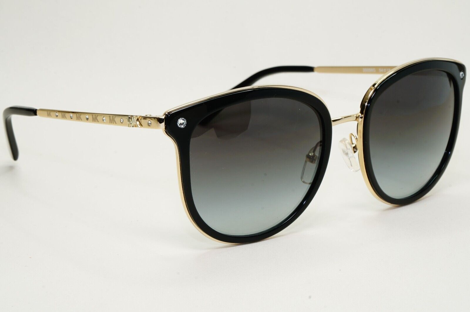 Michael Kors Sunglasses Black Gold MK 1099B Adrianna Bright 3005/8G 151124