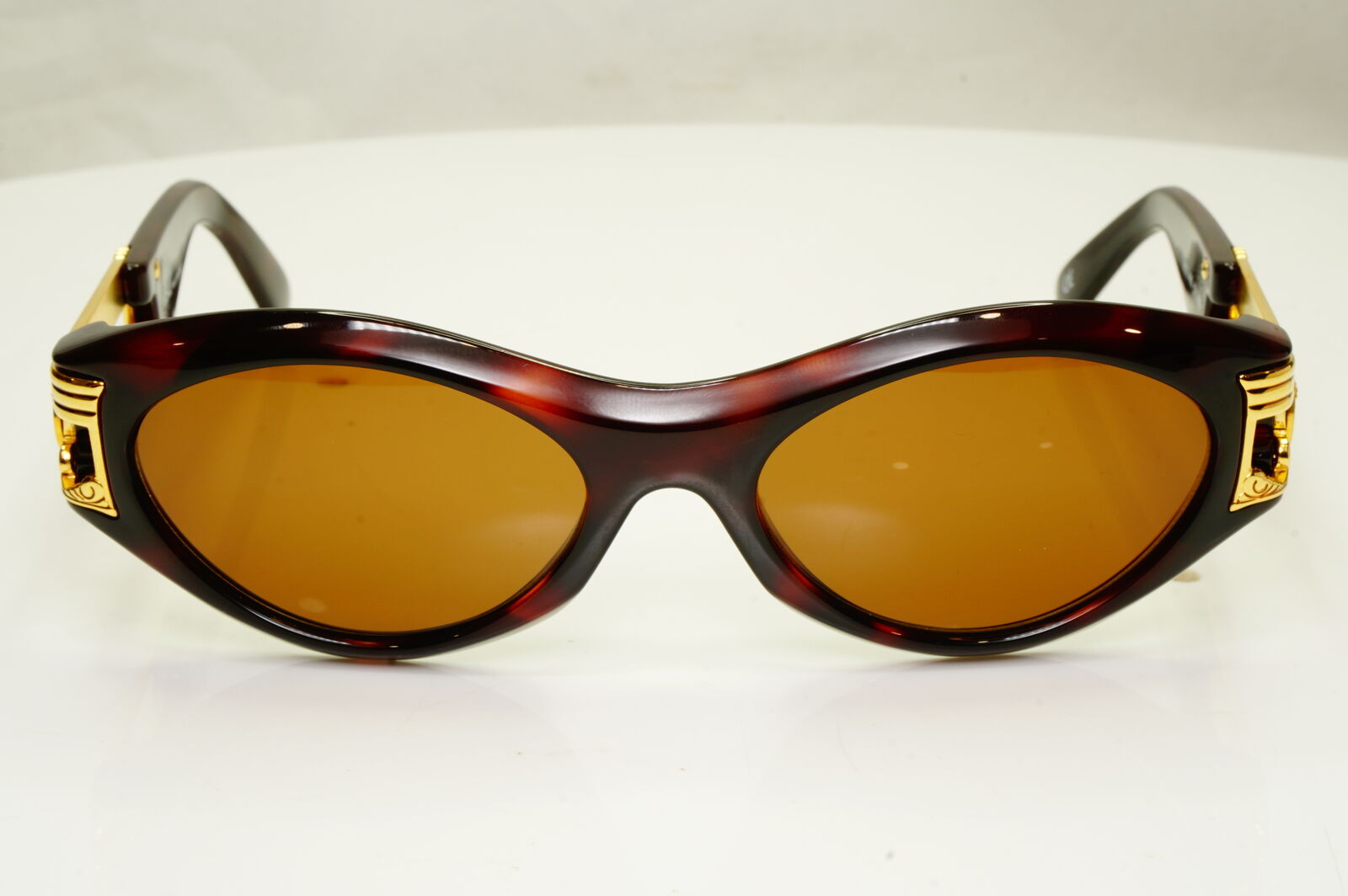 Gianni Versace 1996 Mens Vintage Gold Medusa Biggie Sunglasses MOD 488 COL 900