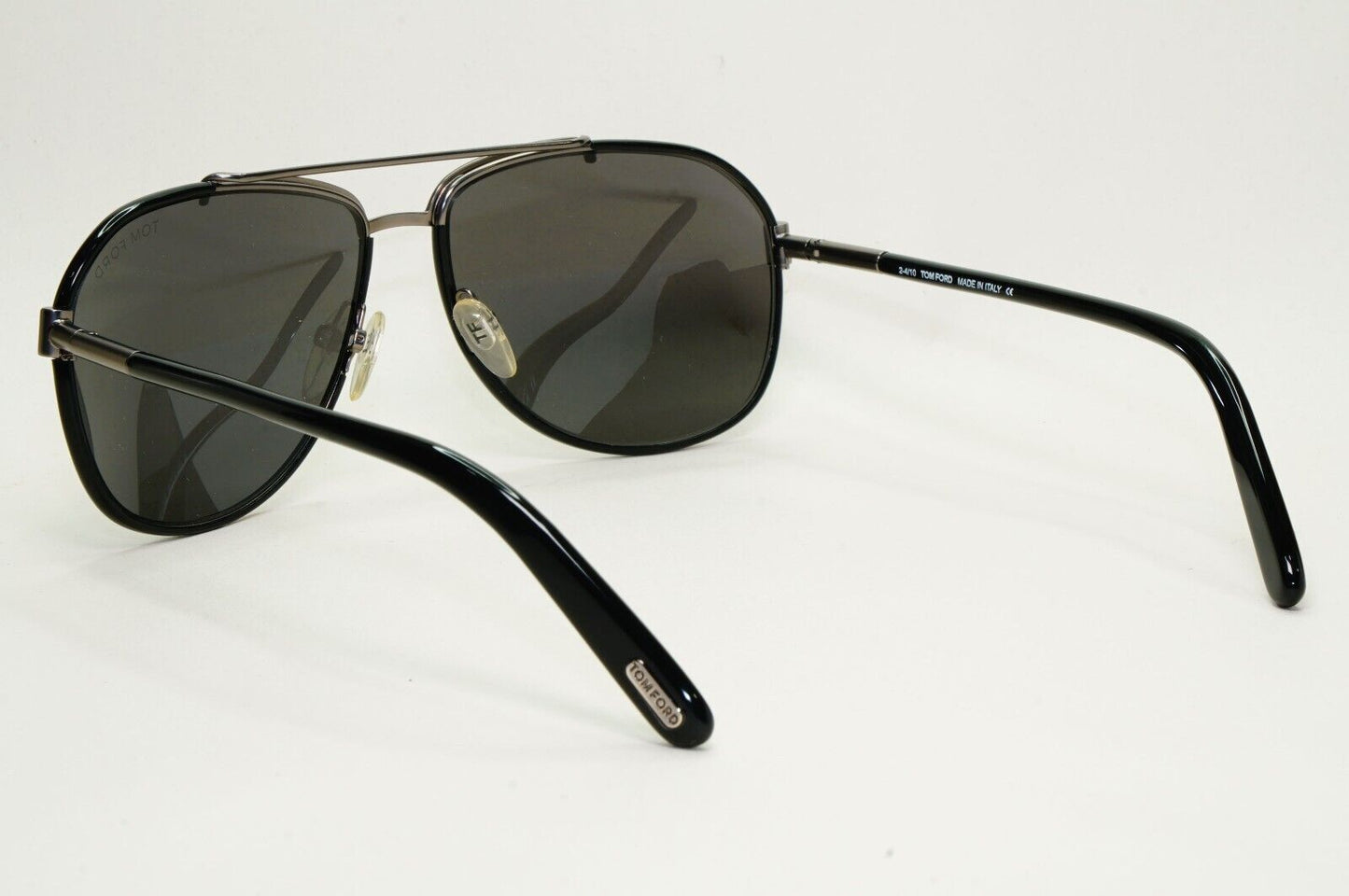 Tom Ford Sunglasses Miguel Pilot Black Smoke Metal FT0148 TF 148 09A 60mm