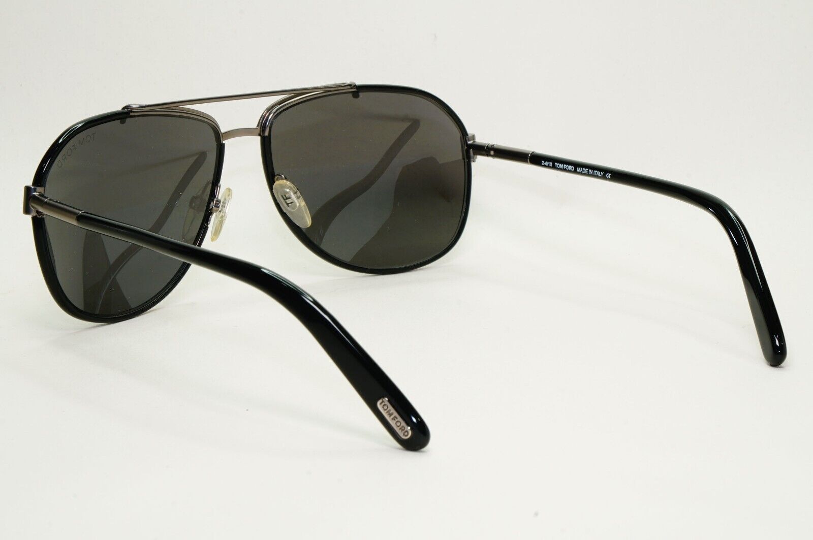 Tom Ford Sunglasses Miguel Pilot Black Smoke Metal FT0148 TF 148 09A 60mm
