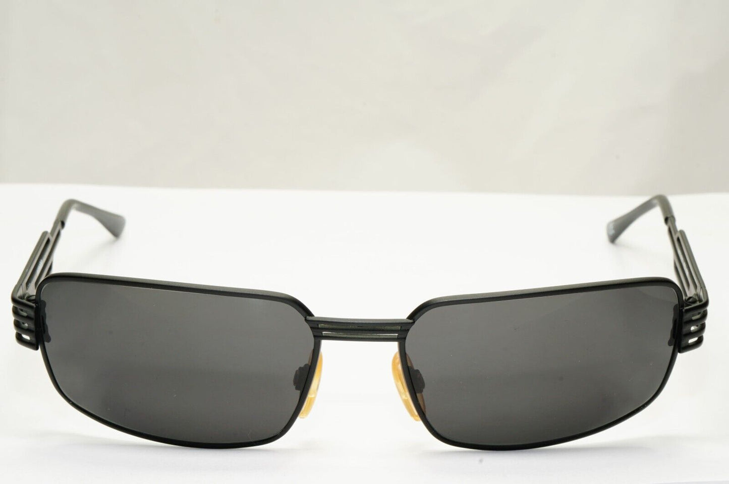 Versus 1996 by Gianni Versace Vintage Matte Black Sunglasses MOD F37 COL 028