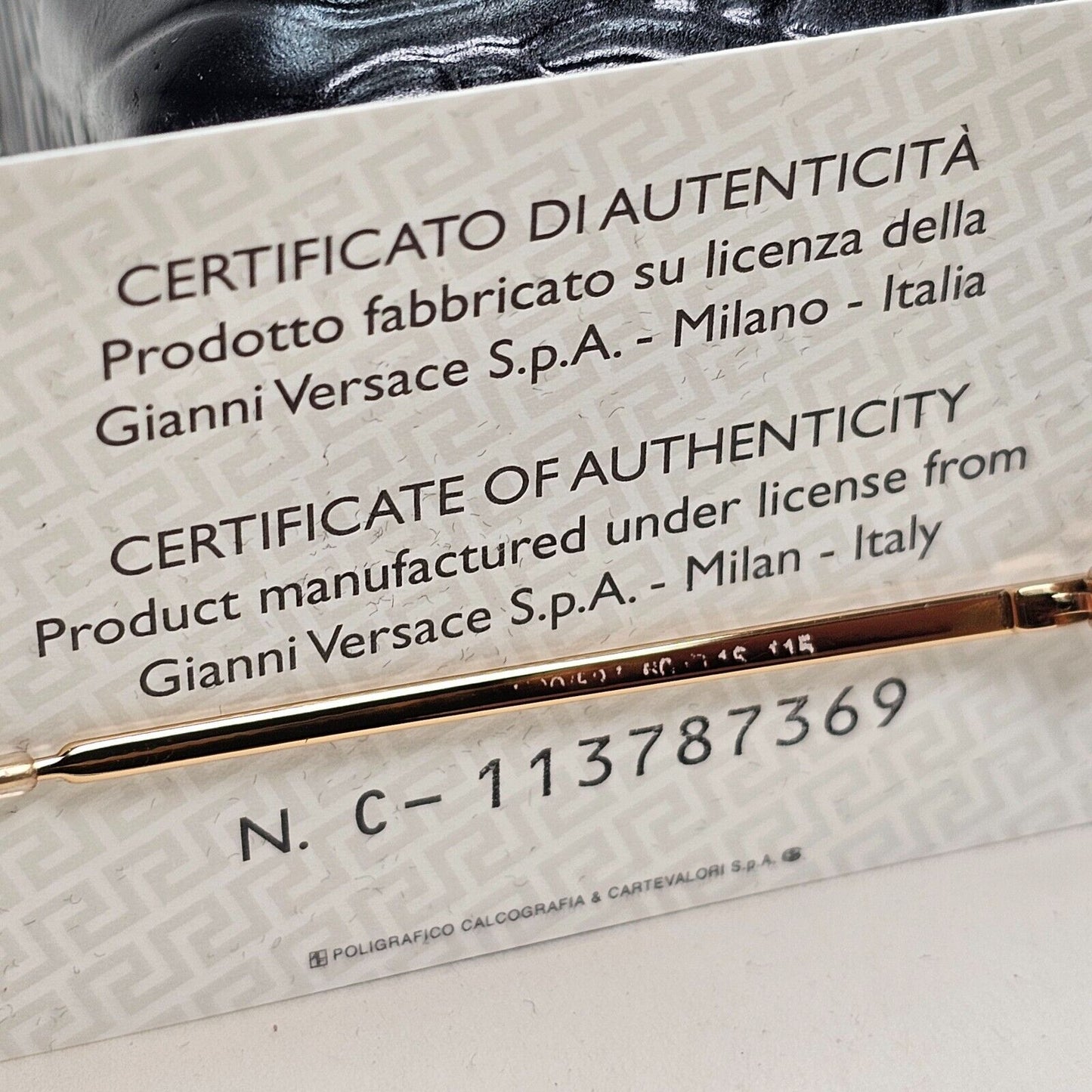 Versace Sunglasses 2002 Vintage Rimless Gold Medusa Metal MOD N26 N30/537 270924