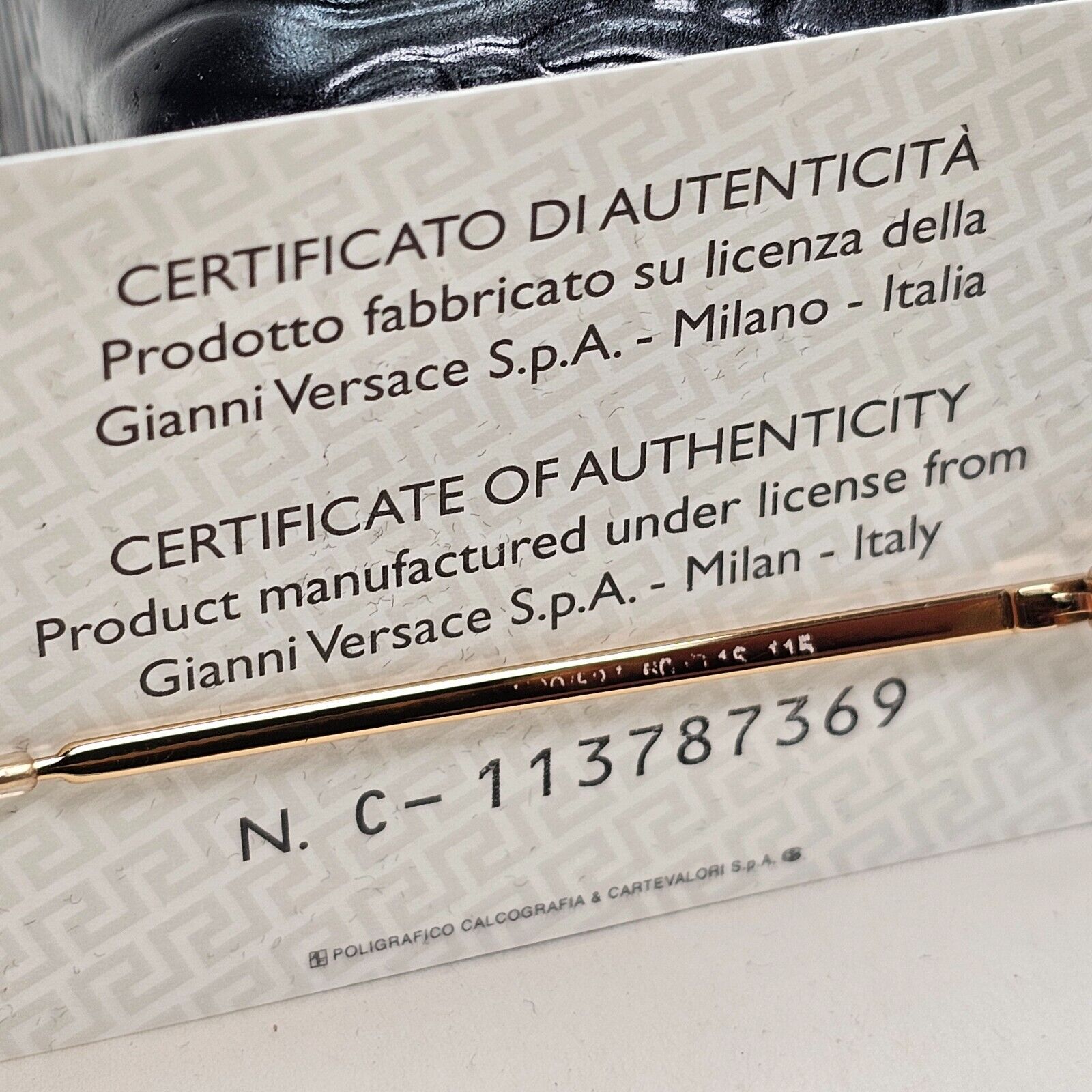 Versace Sunglasses 2002 Vintage Rimless Gold Medusa Metal MOD N26 N30/537 270924