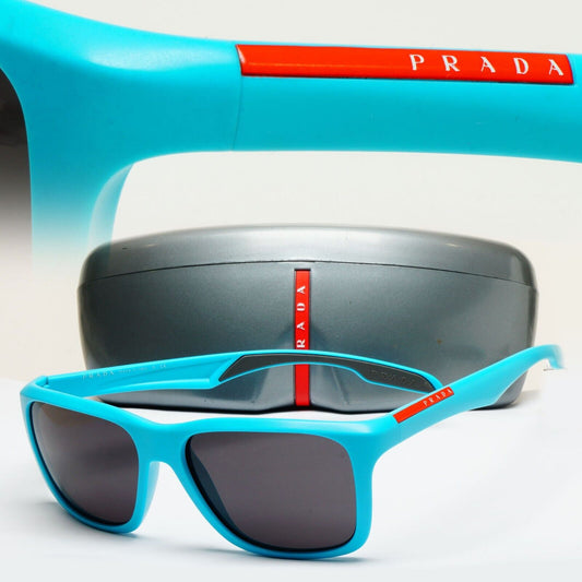 Prada Sunglasses 2012 Rare Turquoise Blue Black PS04OS SPS 04O DHB-2B2 170125