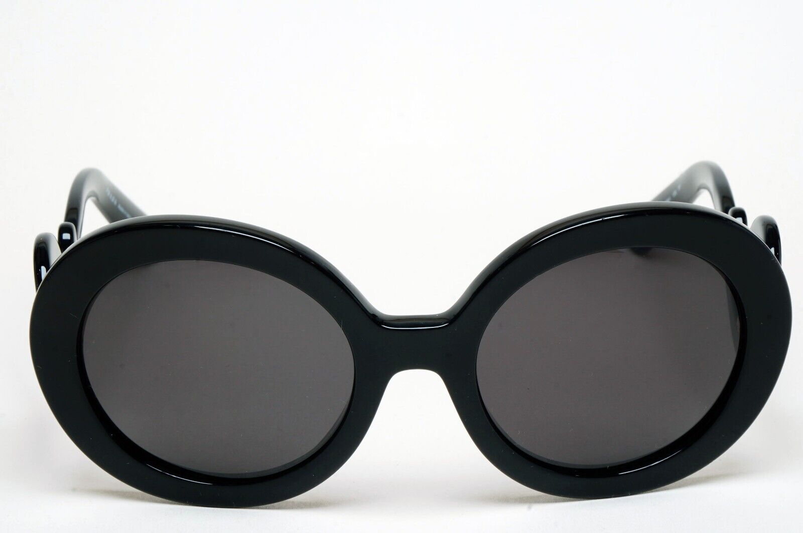Prada Sunglasses Baroque Swirl Round Black PR27NS SPR 27N 1AB-5W1 060125