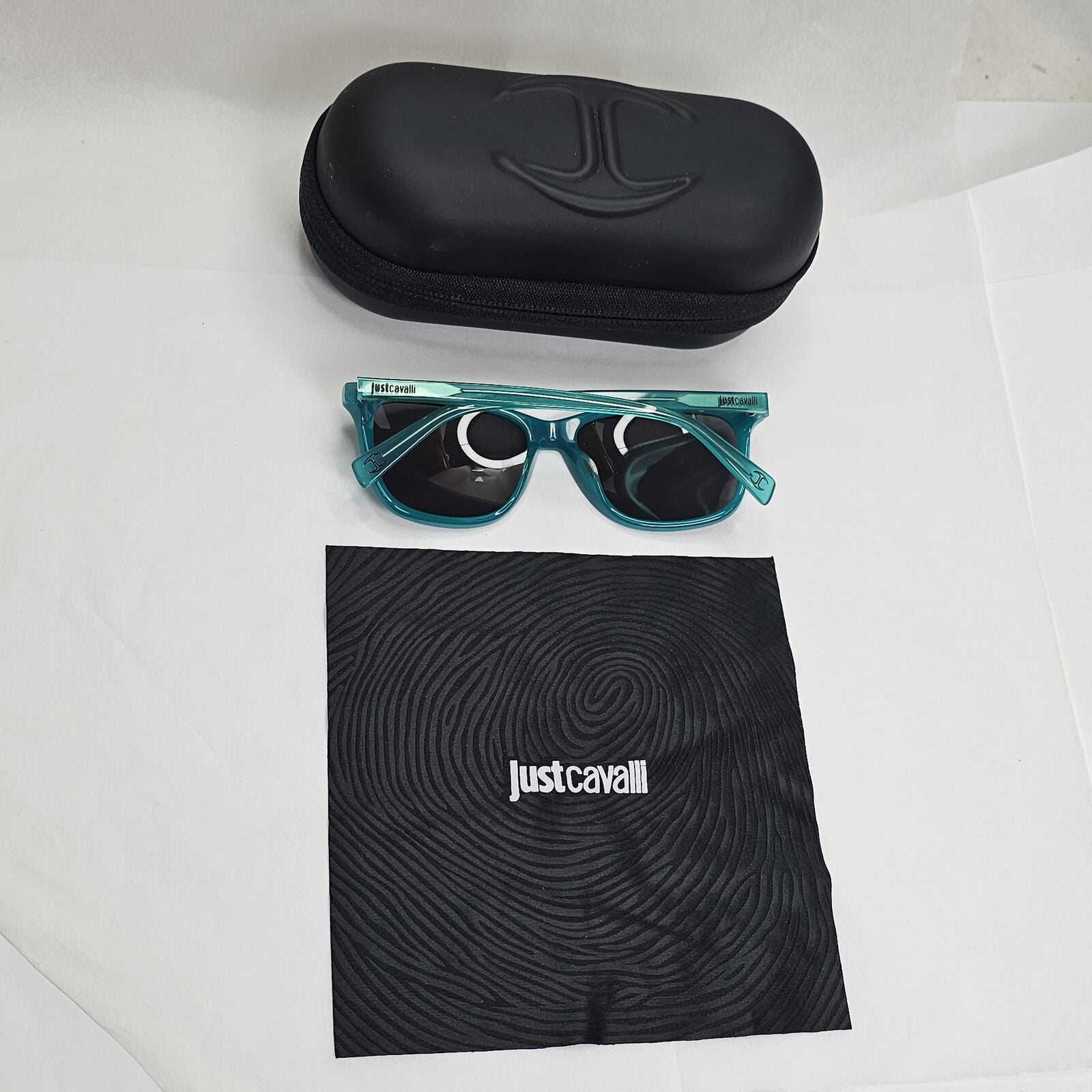 Just Cavalli Sunglasses Turquoise Blue Green Square JC 671S COL 96A 210124