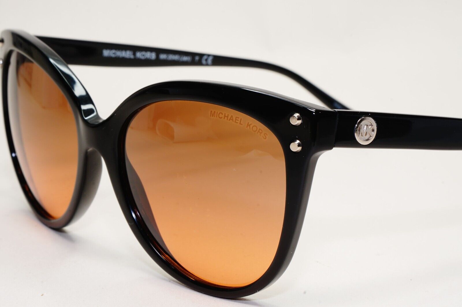 Michael Kors Sunglasses Black Brown Square MK 2045 Jan 3177/11 55mm 031124
