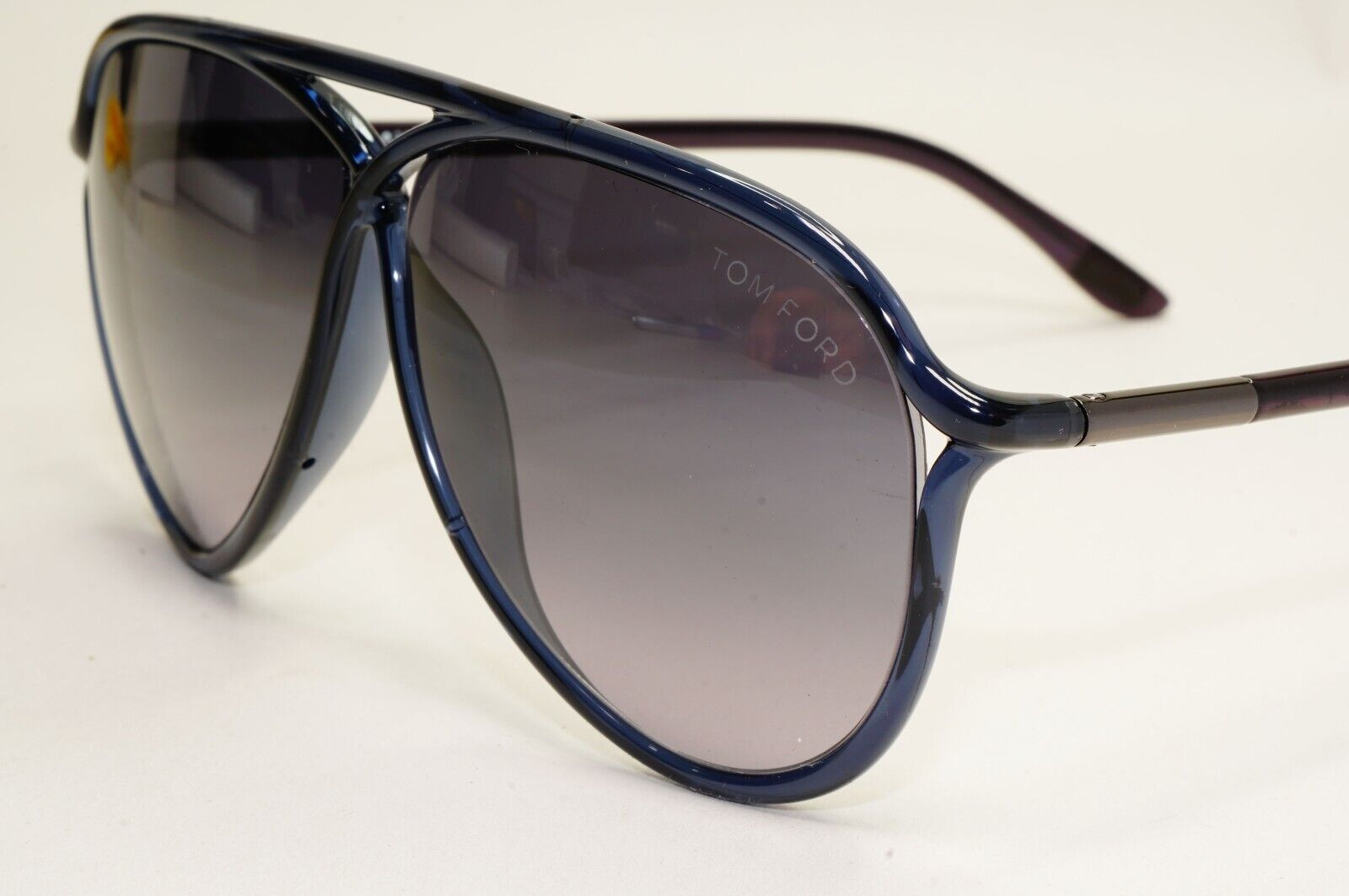 Tom Ford Sunglasses Maximillion Dark Blue Pilot Grey FT0206 TF 206 50B 59mm