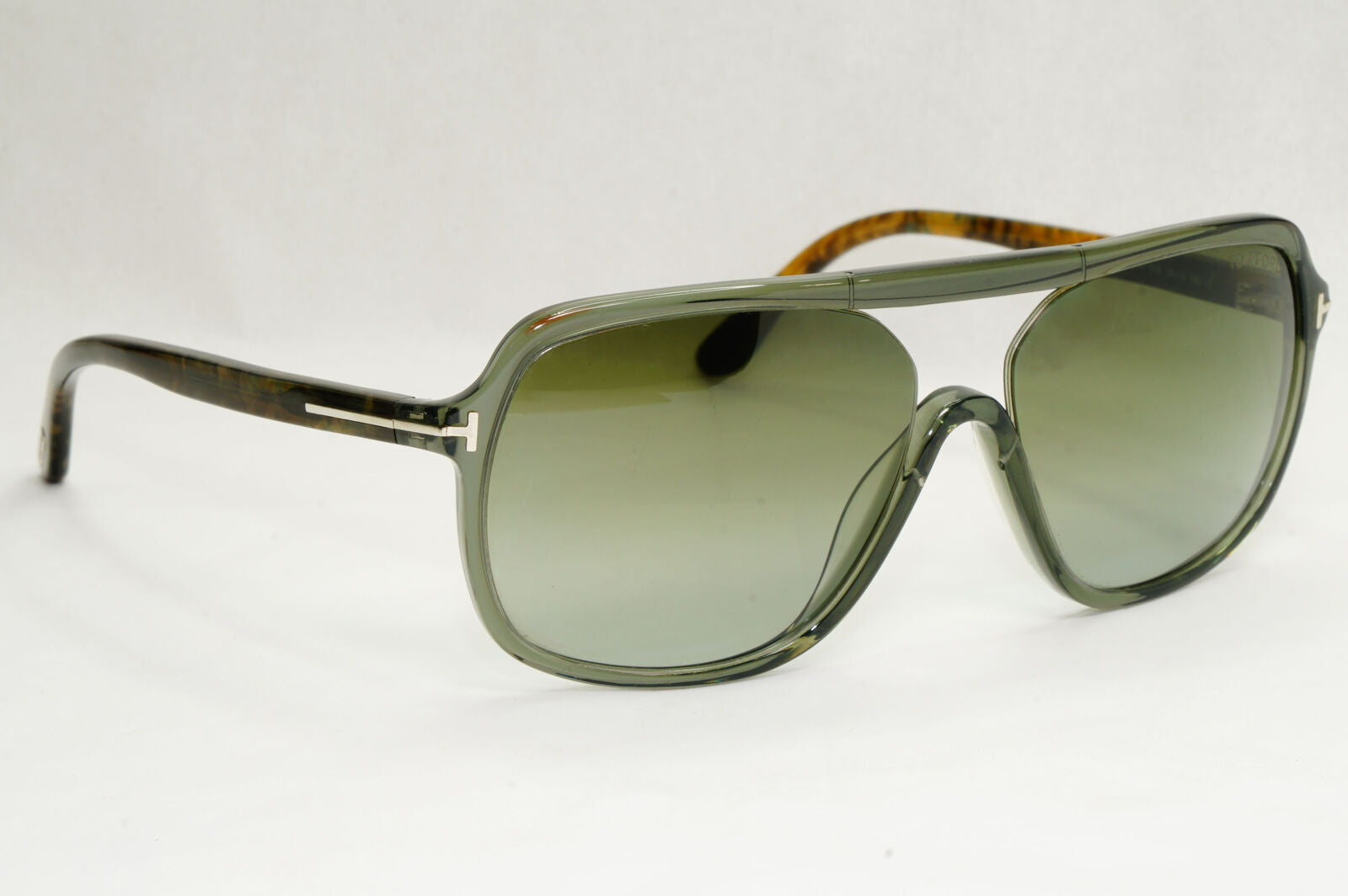 Tom Ford Sunglasses Robert Square Green Gradient Brown FT0442 TF 442  96B 070224
