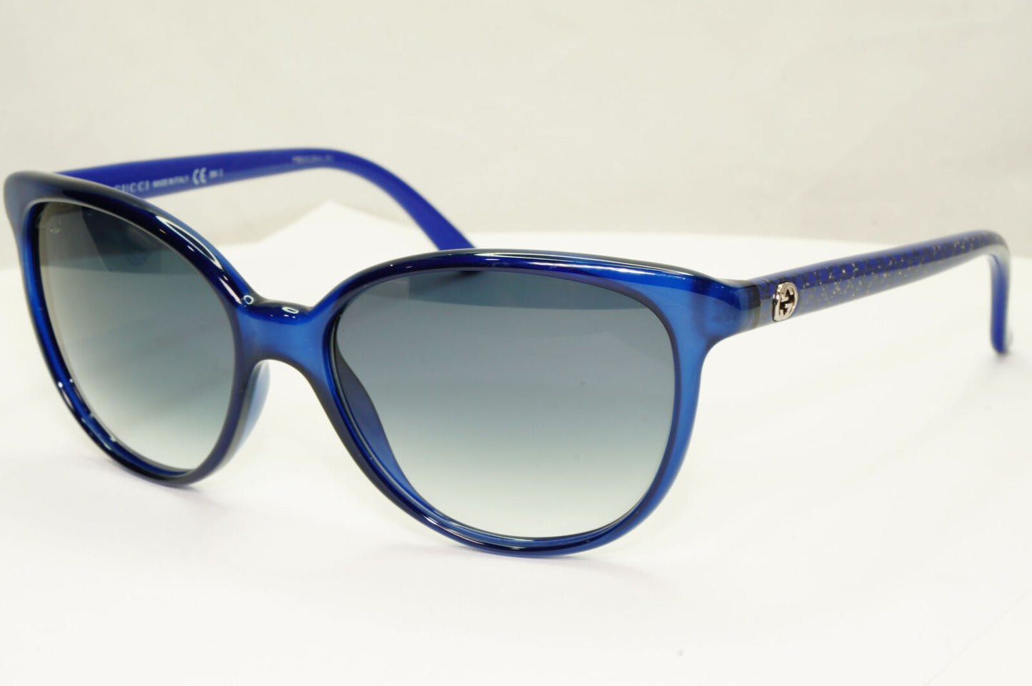 Gucci 2013 Sunglasses Blue Monogram Grey Smoke Gradient Square GG 3633/S DXRJJ