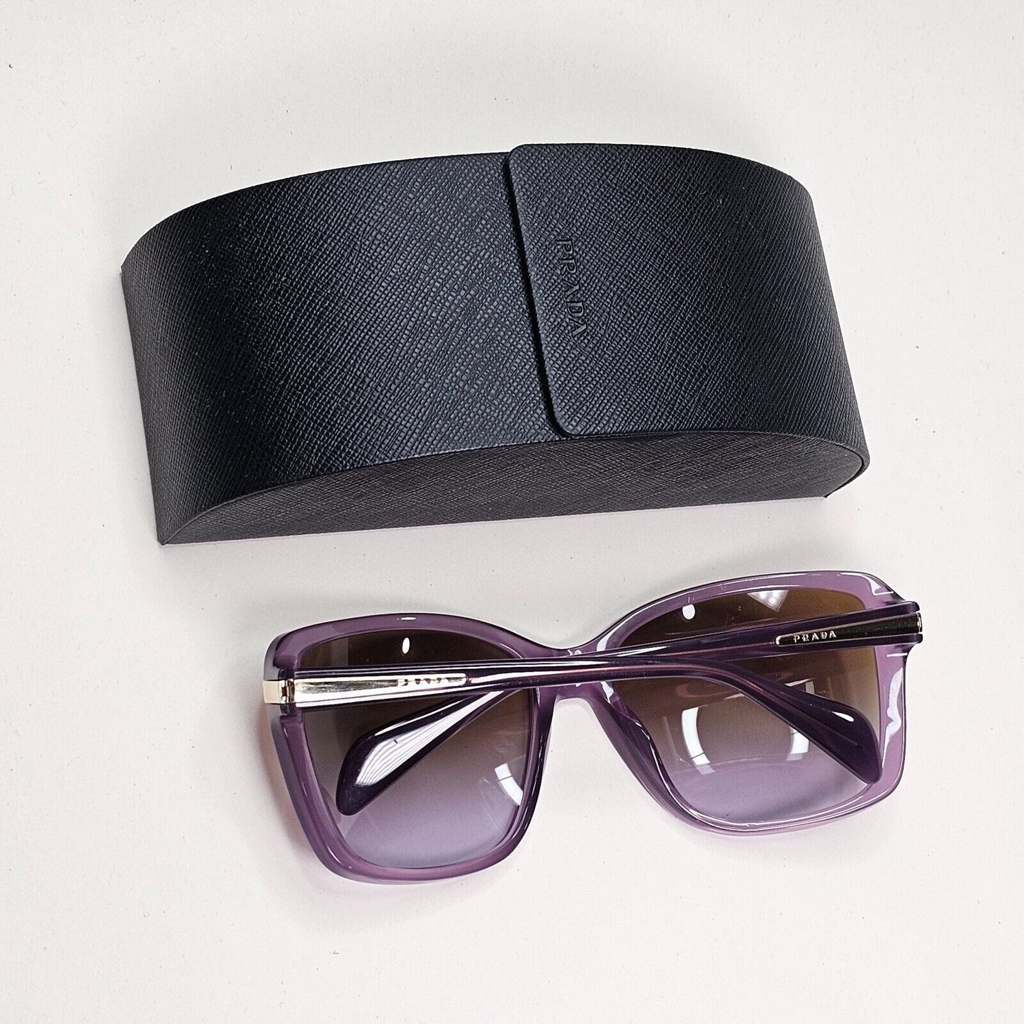 Prada Sunglasses 2013 Vintage Square Violet Brown PR14PS SPR 14P MAV-6P1 050824