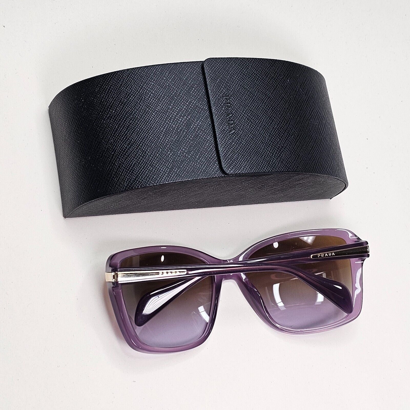 Prada Sunglasses 2013 Vintage Square Violet Brown PR14PS SPR 14P MAV-6P1 050824