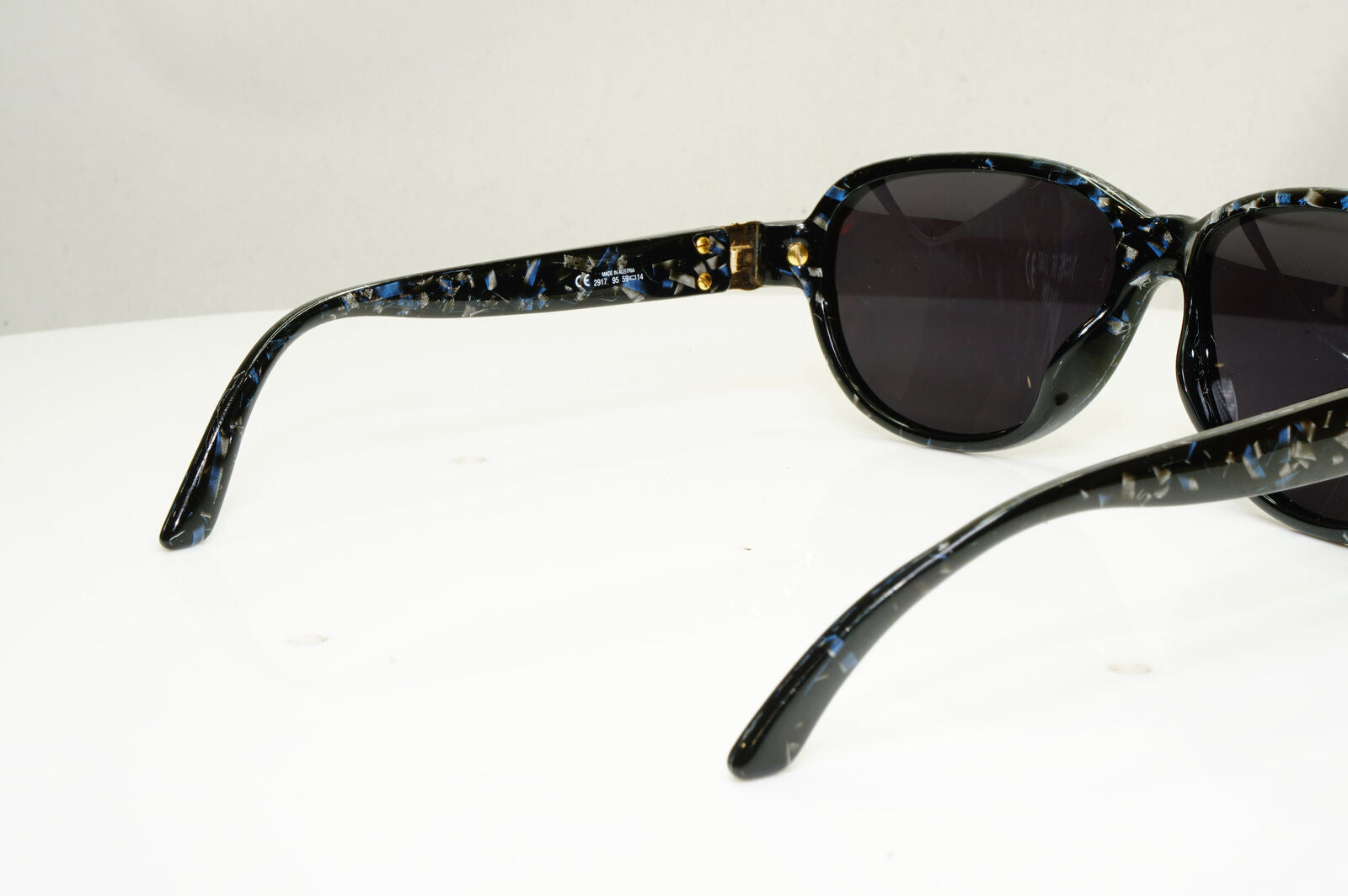 Authentic DIOR Womens 1995 Vintage Austria Sunglasses Marble Gold 2917 95 30534