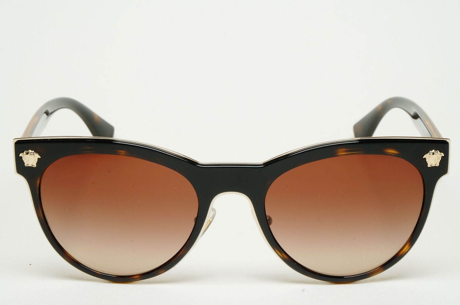 Versace Sunglasses 2018 Square Brown Gold Medusa MOD VE 2198 1252/13 54mm 110225