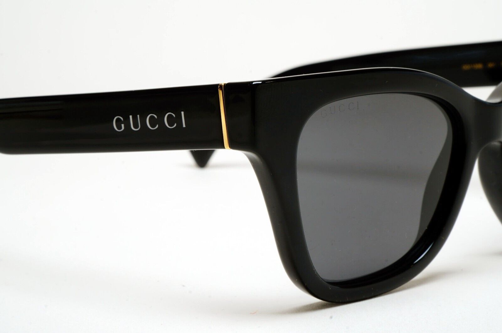 Gucci Sunglasses 2022 Black Glossy Square GG1133S 001 52mm 250125