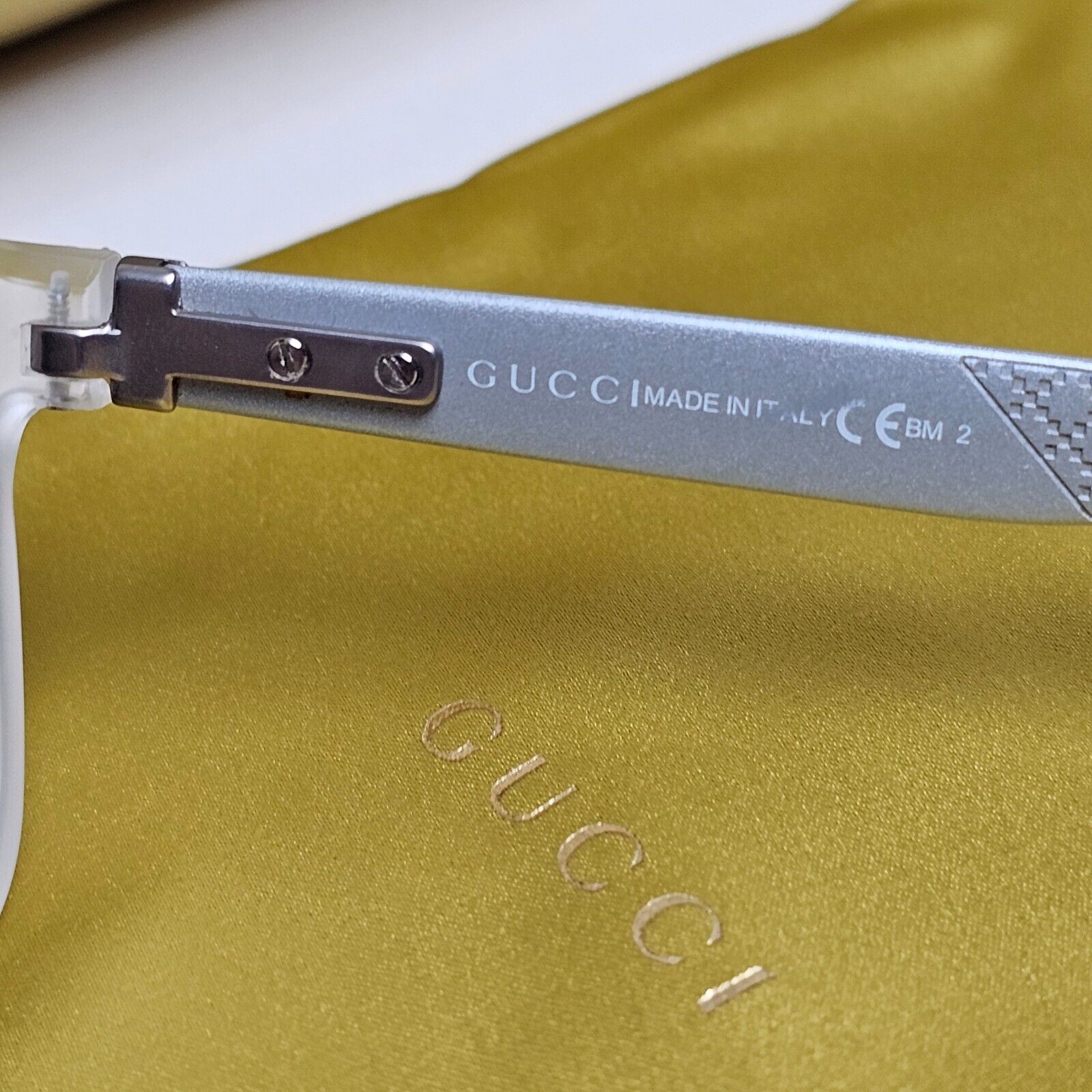 Gucci Sunglasses 2013 Vintage Aluminum Grey Matte GG 1076/S JWIHI 59mm 290125