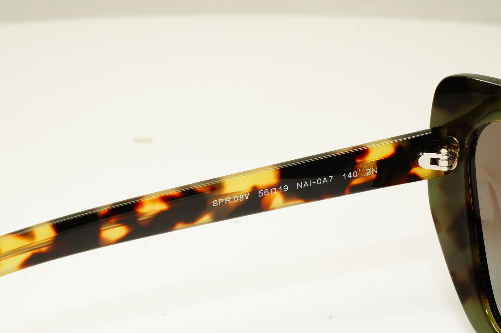 Prada Black Tortoise Brown Square Womens Sunglasses PR08VS SPR 08V NAI-0A7